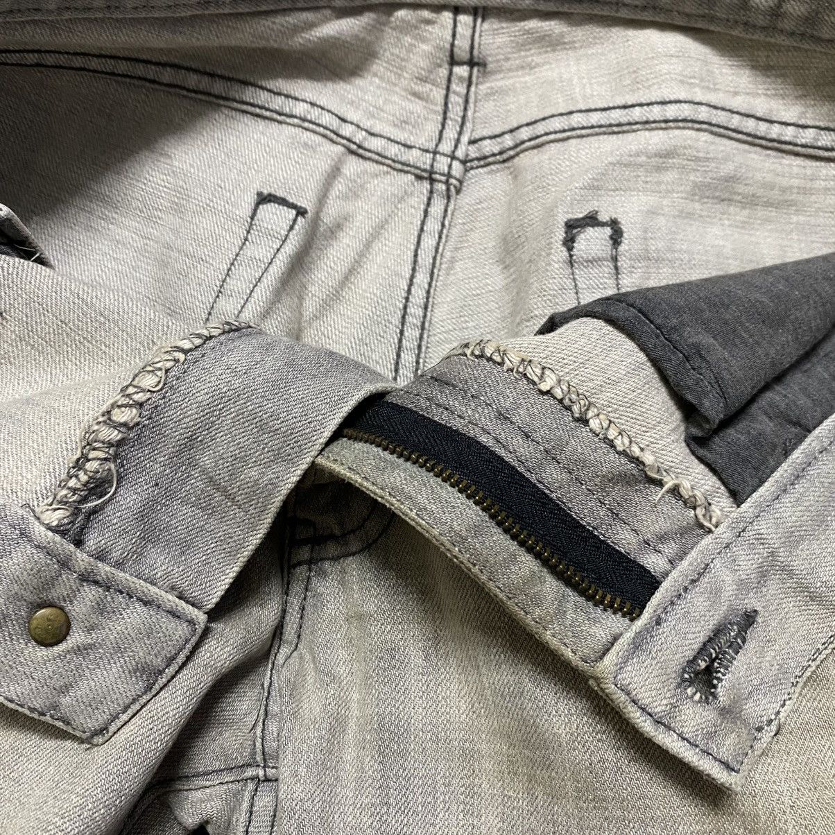 Le Grande Bleu (L.G.B.) Japanese RUPERT EDGE Mudwash Denim Flare Jeans Zipper Pocket Size US 31 - 20 Thumbnail