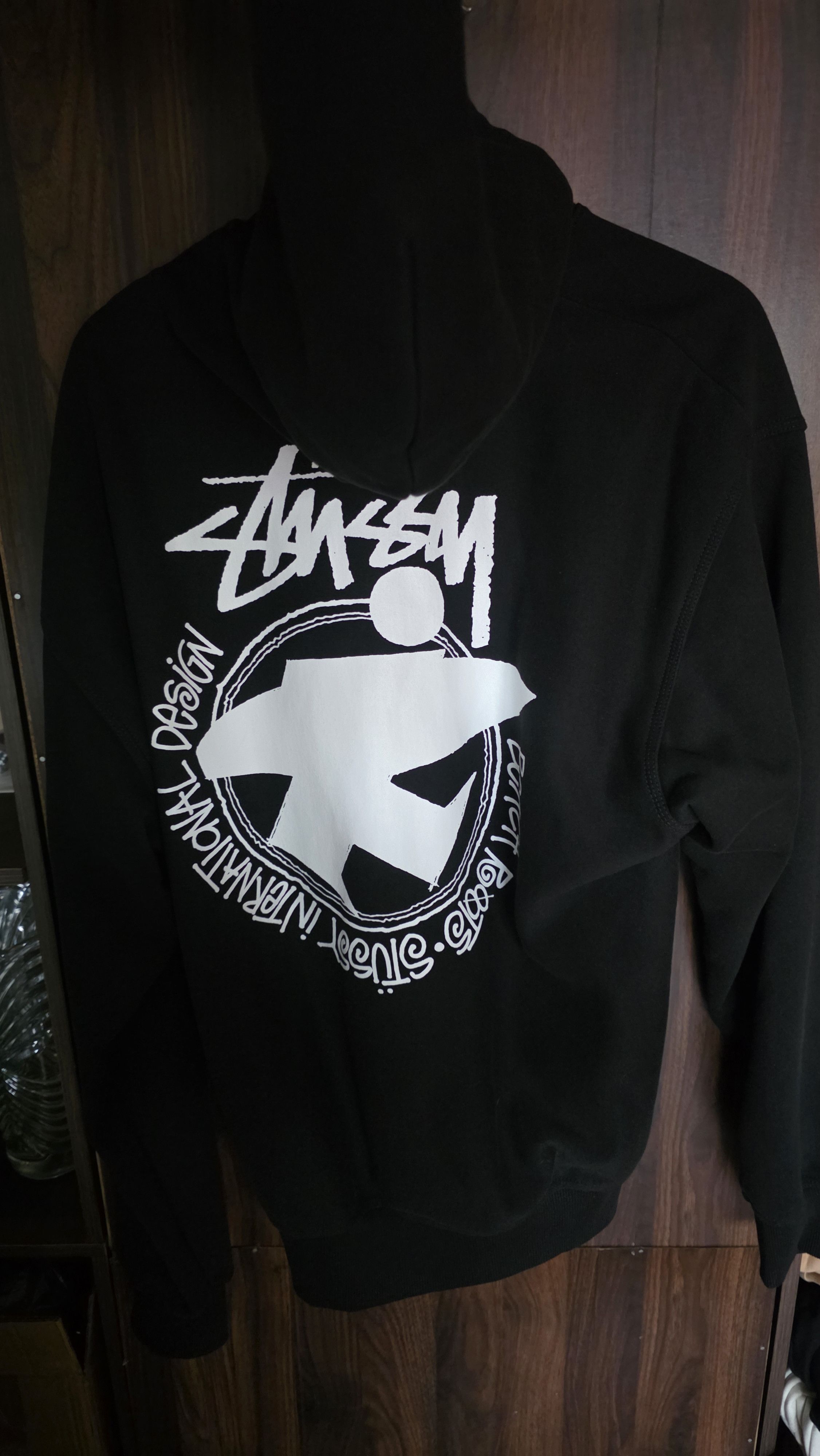 Stussy Stussy Beach Roots Hoodie 'Black' Size US XL / EU 56 / 4 - 3 Thumbnail