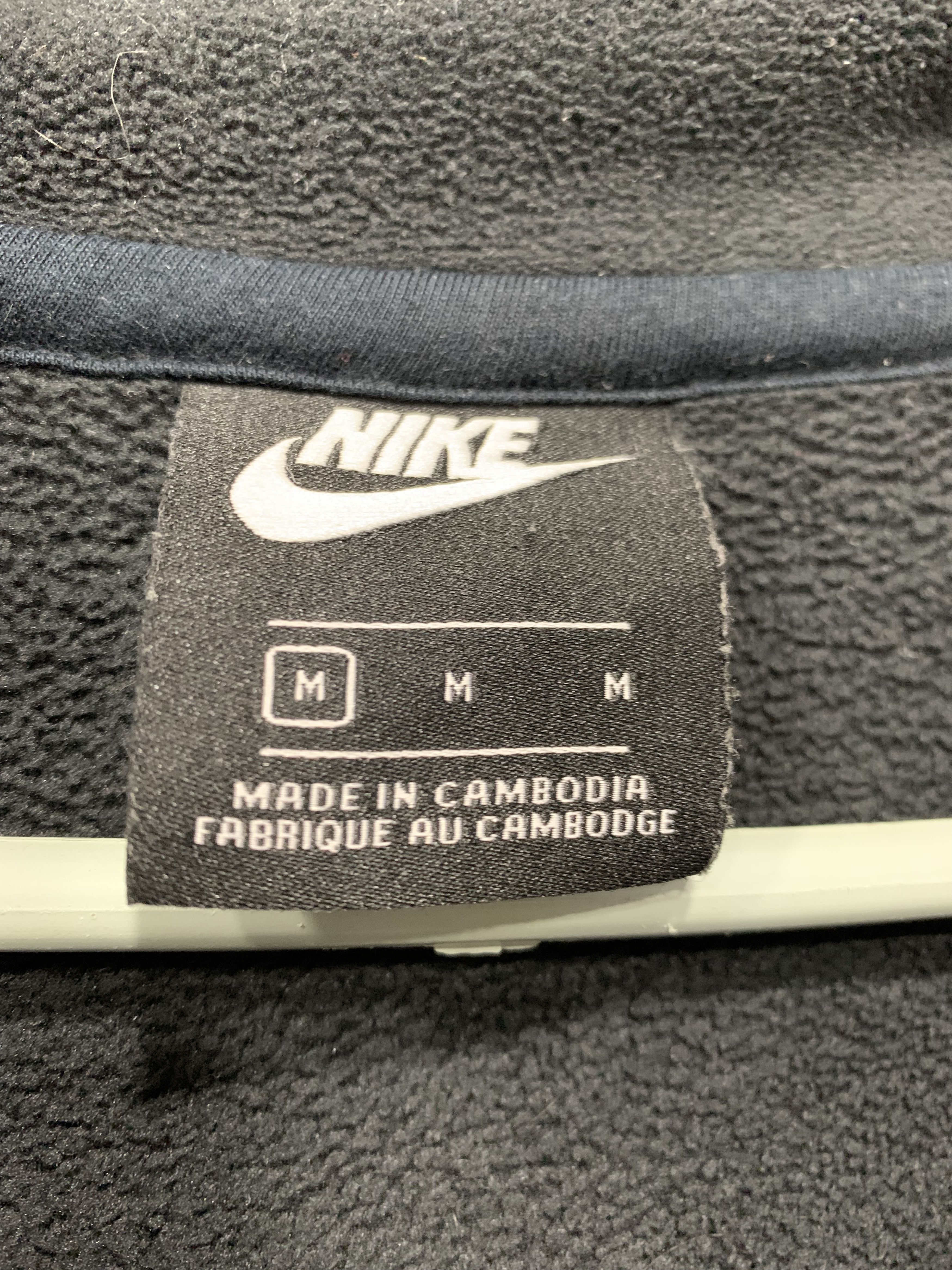 Nike × Vintage Vintage Nike Fleece Anorak Jacket Baggy Centre Logo Y2K Size US M / EU 48-50 / 2 - 7 Thumbnail