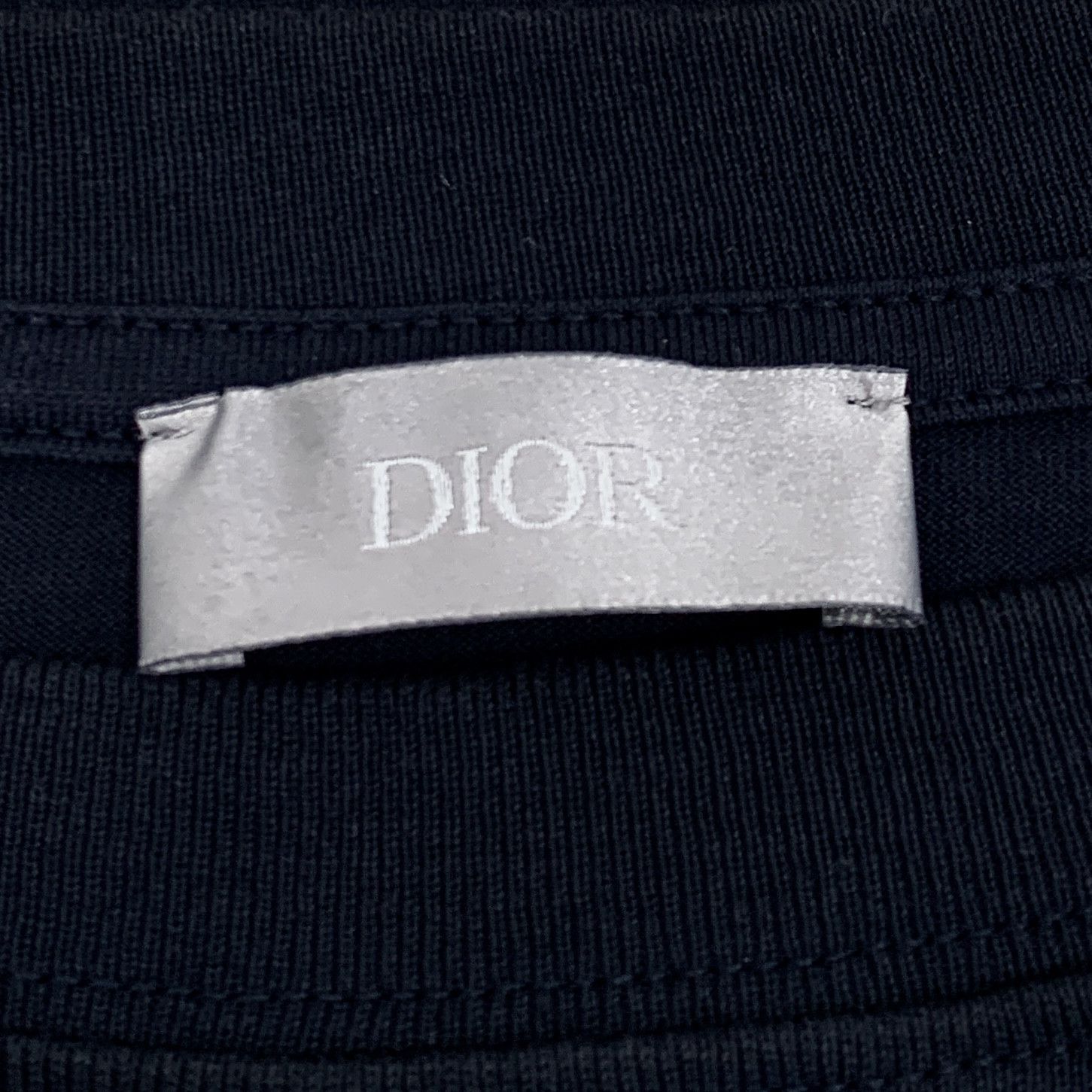 Dior Dior Logo Jacquard Cotton T-Shirt (Size XS) Size US XS / EU 42 / 0 - 2 Thumbnail