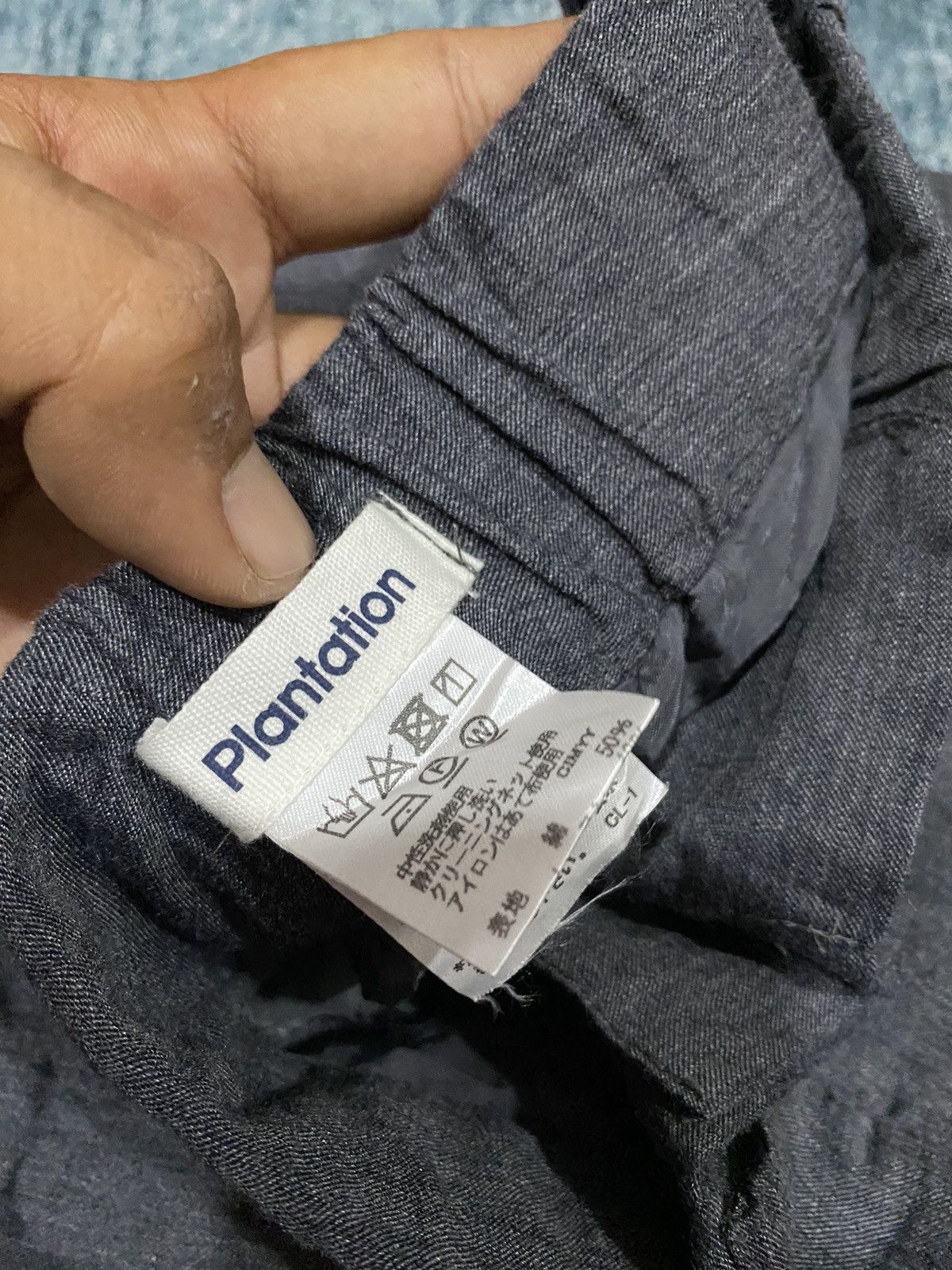 Issey Miyake × Japanese Brand Japanese Brand Issey Miyake Cropped Wide Pants Size US 30 / EU 46 - 7 Thumbnail