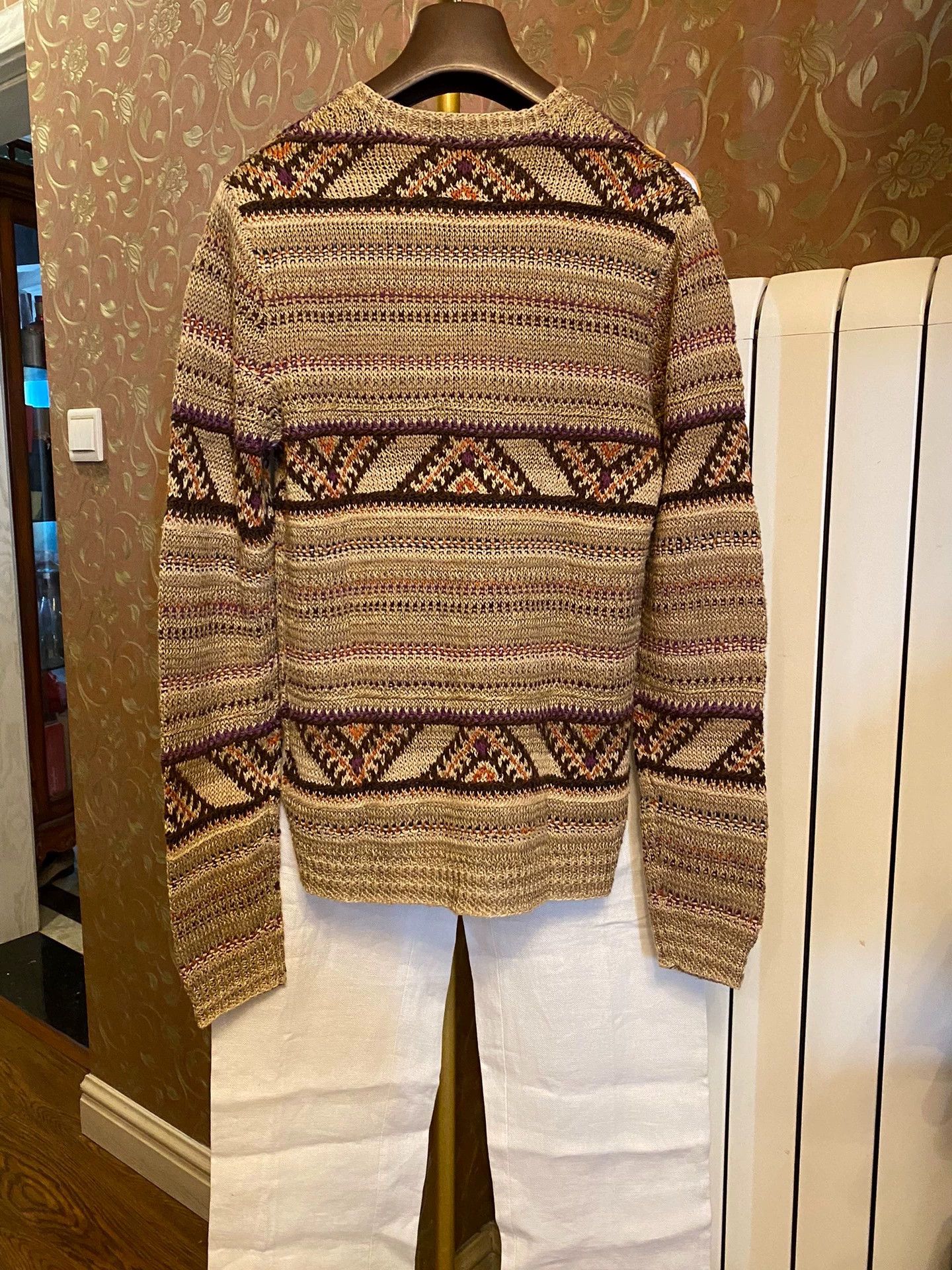 Polo Ralph Lauren Ralph Lauren RRL Purple Label Hand Knit Linen Silk Sweater M Size US M / EU 48-50 / 2 - 3 Thumbnail