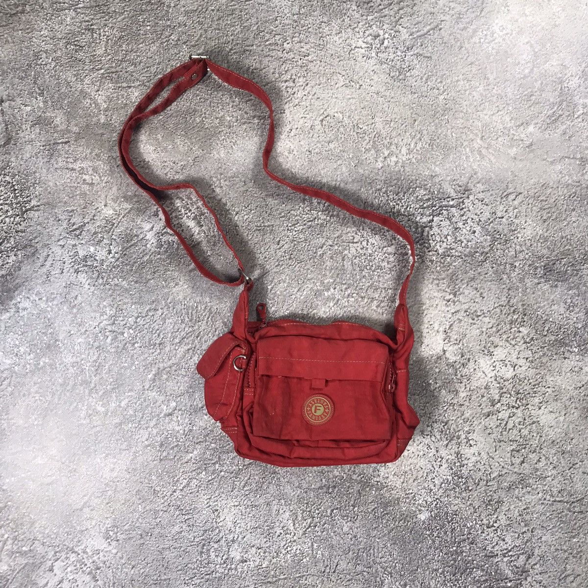 Archival Clothing x If Six Was Nine Vintage 90's Crossbody Bag Japan Junya Watanabe Style Y2K in Red