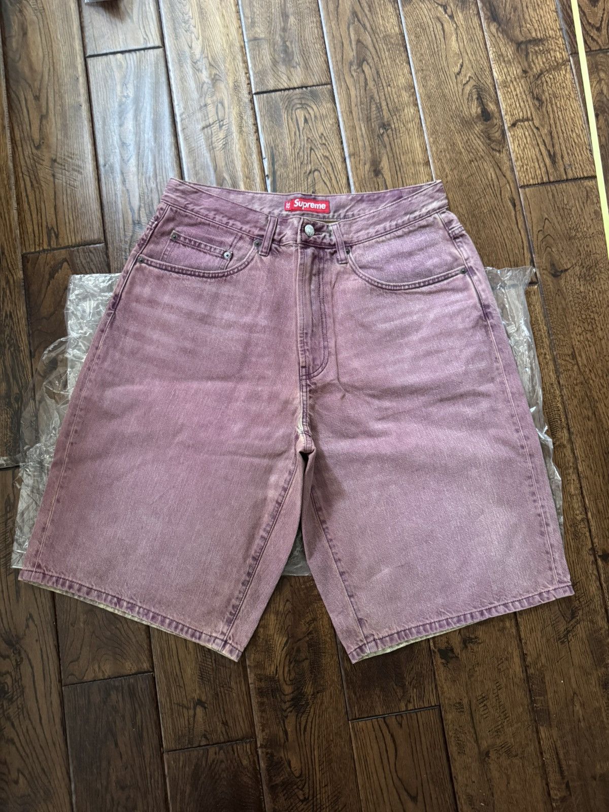 Supreme Supreme Baggy Denim Shorts Overdyed Purple Size US 32 / EU 48 - 1 Thumbnail