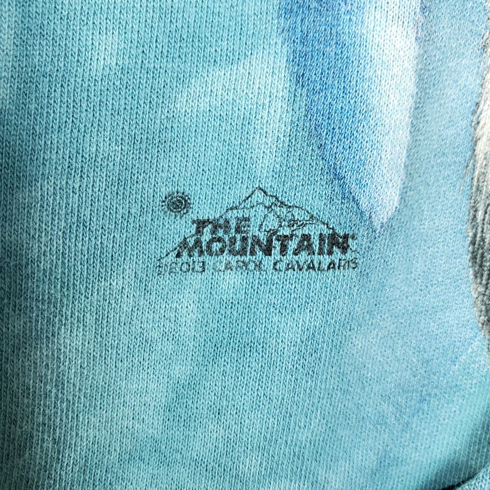 The Mountain The Mountain Hoodie Adult Small Blue Tie Dye Wolf Heart Dream Catcher Feather Shirt (Hooded, Pockets) Size US S / EU 44-46 / 1 - 4 Thumbnail