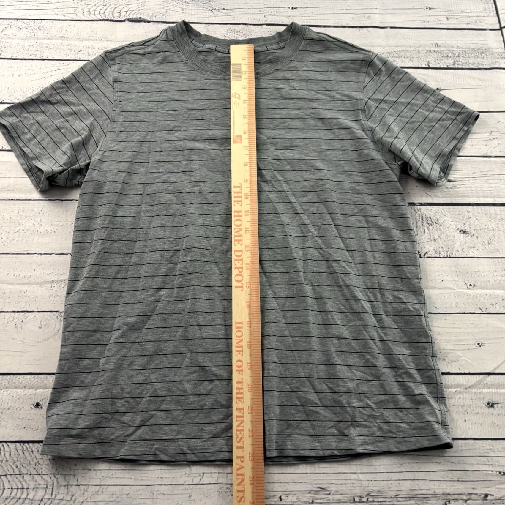 Lululemon Lululemon Love Striped Short Sleeve Crewneck T Shirt Women's 2 Gray Size XS / US 0-2 / IT 36-38 - 2 Thumbnail