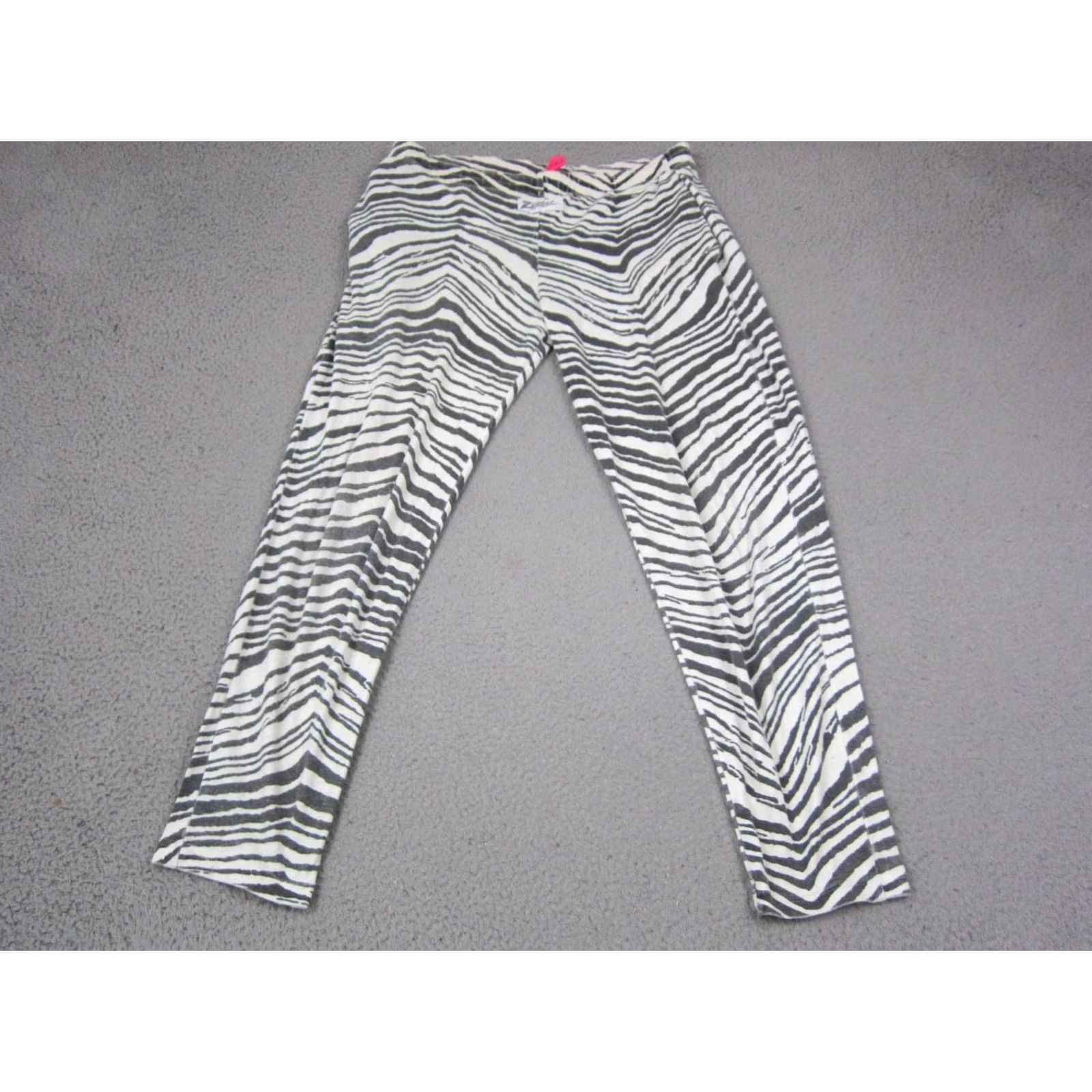 Vintage VINTAGE Zubaz Pants Mens M Black Zebra 90s Tapered Drawstring Animal Print Handmade: No Size US 31 - 2 Thumbnail