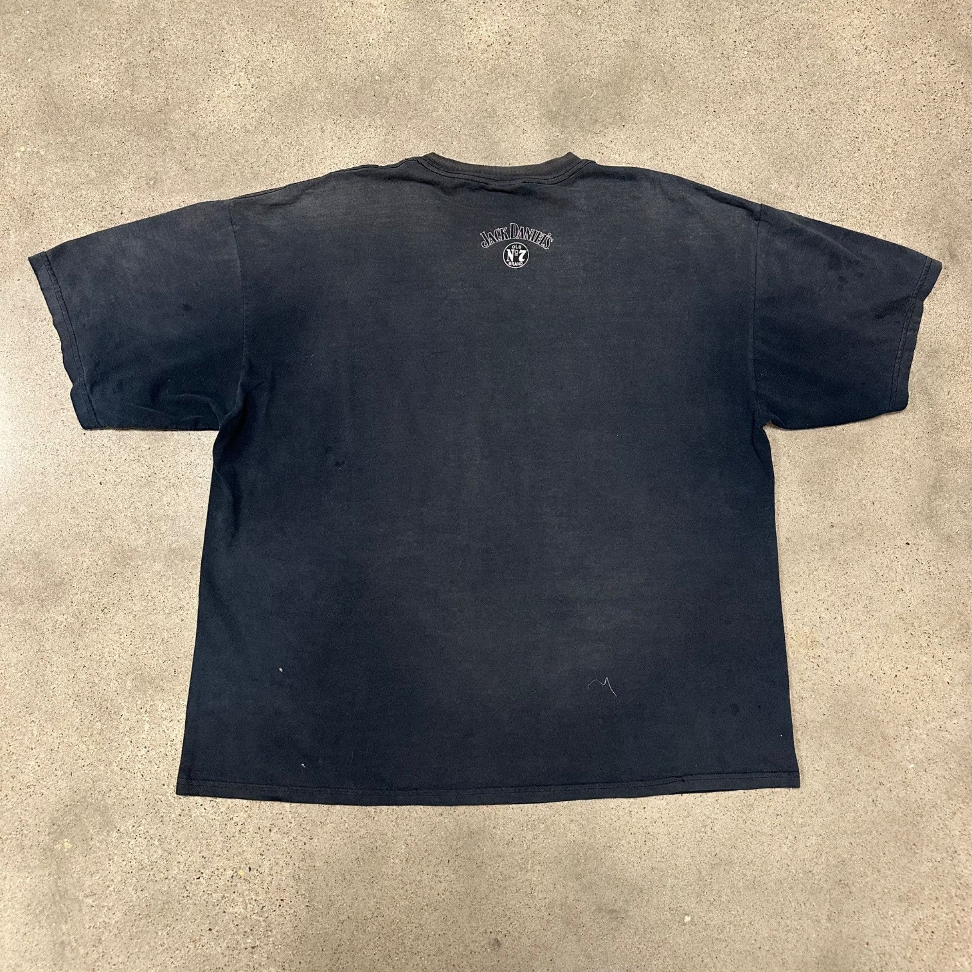 Vintage Vintage Faded Jack Daniels Know When To Hold ‘Em Shirt Size US XXL / EU 58 / 5 - 2 Thumbnail