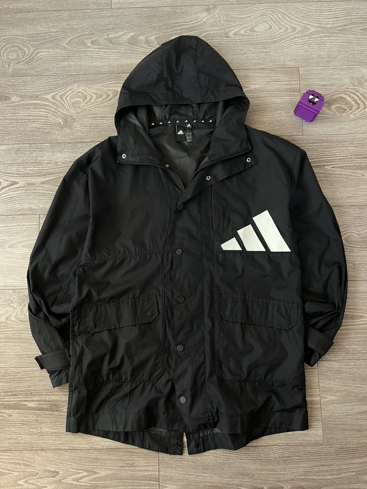 Adidas Adidas Athletics Pack Waterproof Lite Big Logo Parka Size US S / EU 44-46 / 1 - 9 Thumbnail