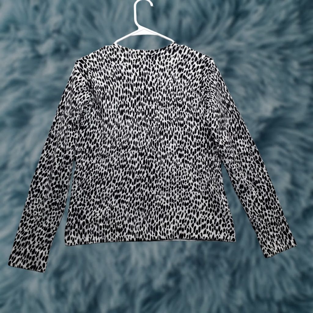 Charter Club Charter Club Cardigan Women’s PS Multi Leopard Print Long Sleeve Button Front Shirt Mens? Size S / US 4 / IT 40 - 1 Thumbnail