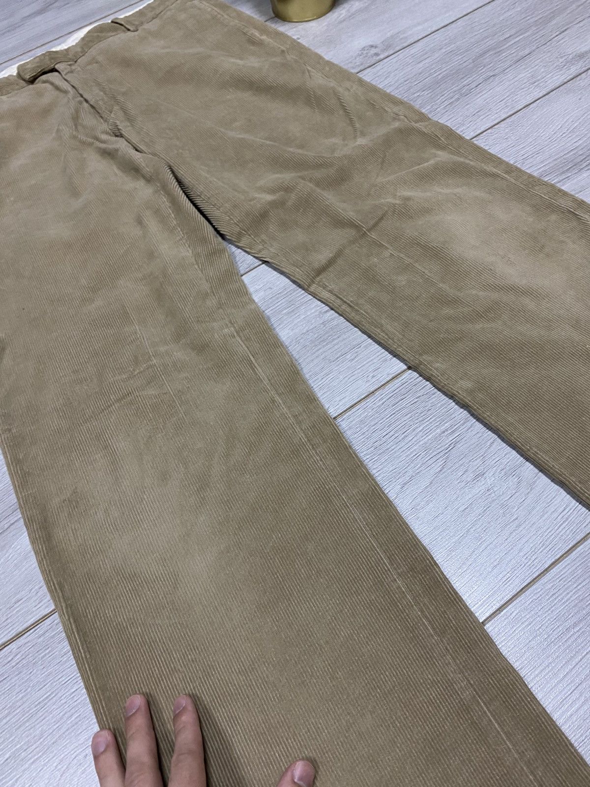 Burberry Burberry Italy vintage corduroy small logo pants Size US 36 / EU 52 - 7 Thumbnail