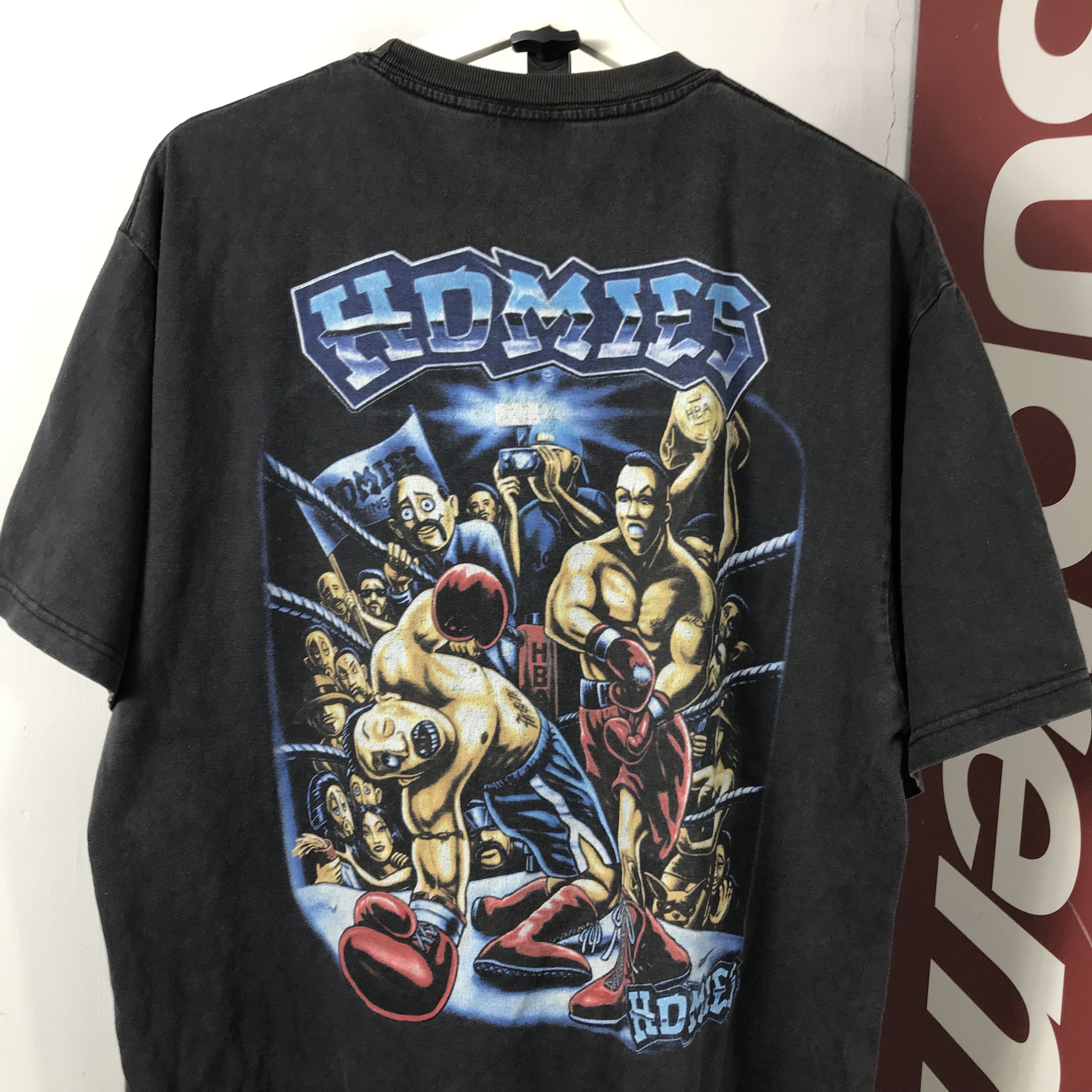 Homies 90s Homies Mexican Lowrider Hip Hop muhamad ali boxing shirt Size US L / EU 52-54 / 3 - 3 Thumbnail