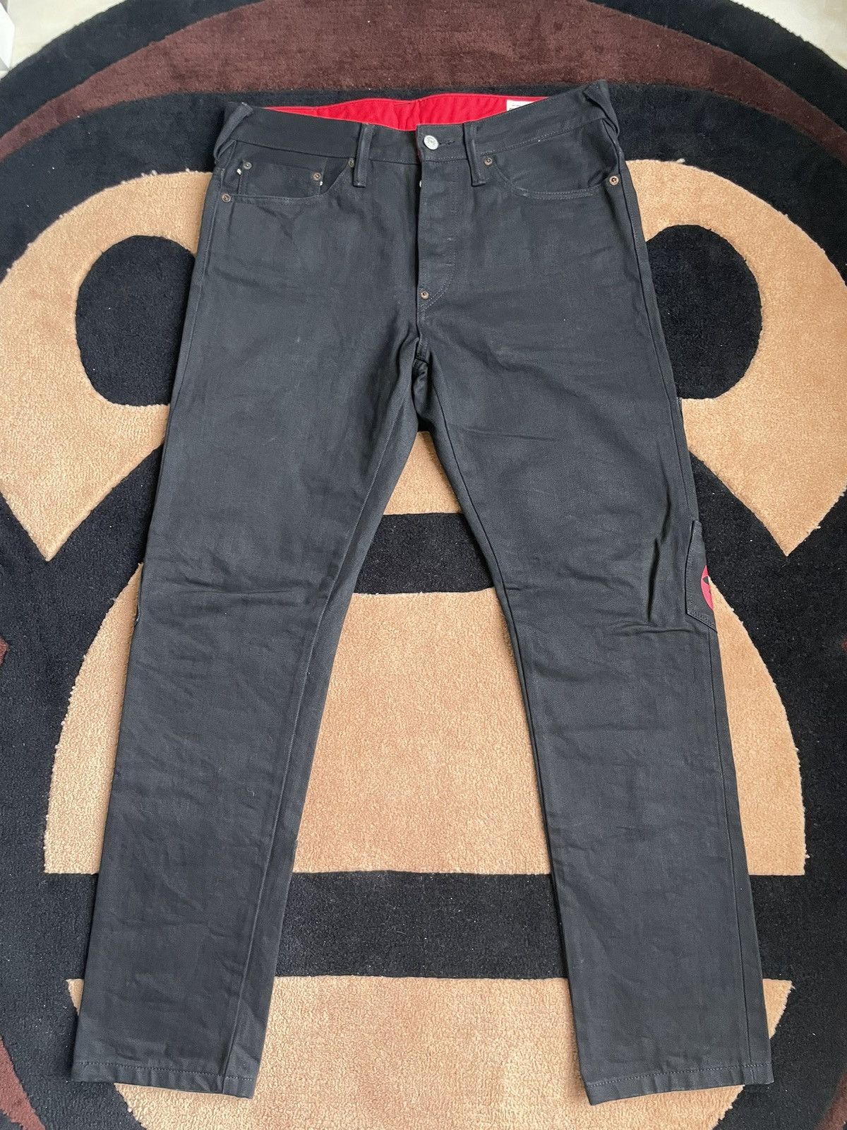 Evisu Evisu multi-pocket daicock black denim jeans,size:32x34 Size US 32 / EU 48 - 2 Thumbnail