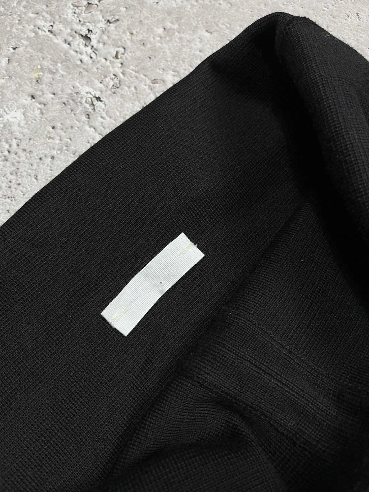 Other Stagni47 Black Wool Zip Up Knit Vest Made in Italy Size ONE SIZE - 7 Thumbnail