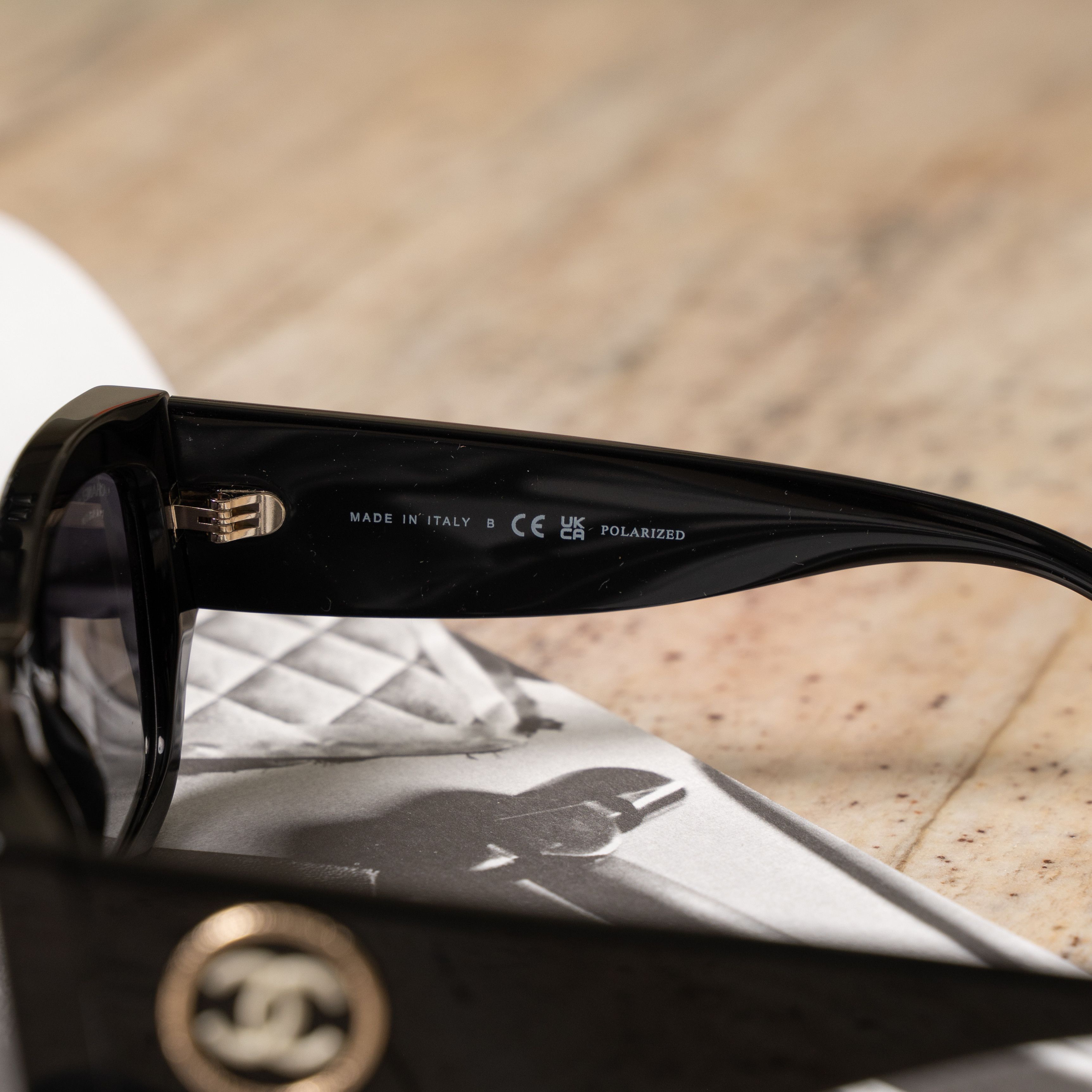 Chanel CHANEL 0CH5507 C622S8 Sunglasses BLACK Size ONE SIZE - 4 Thumbnail