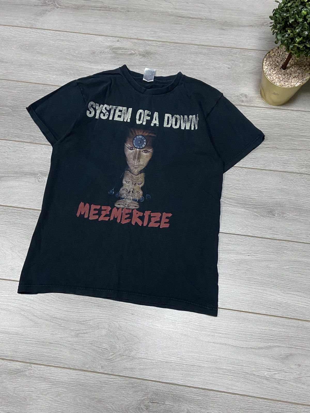 Vintage 2005 System Of A Down Mezmerize Vintage Band T-Shirt Tee Size US M / EU 48-50 / 2 - 3 Thumbnail