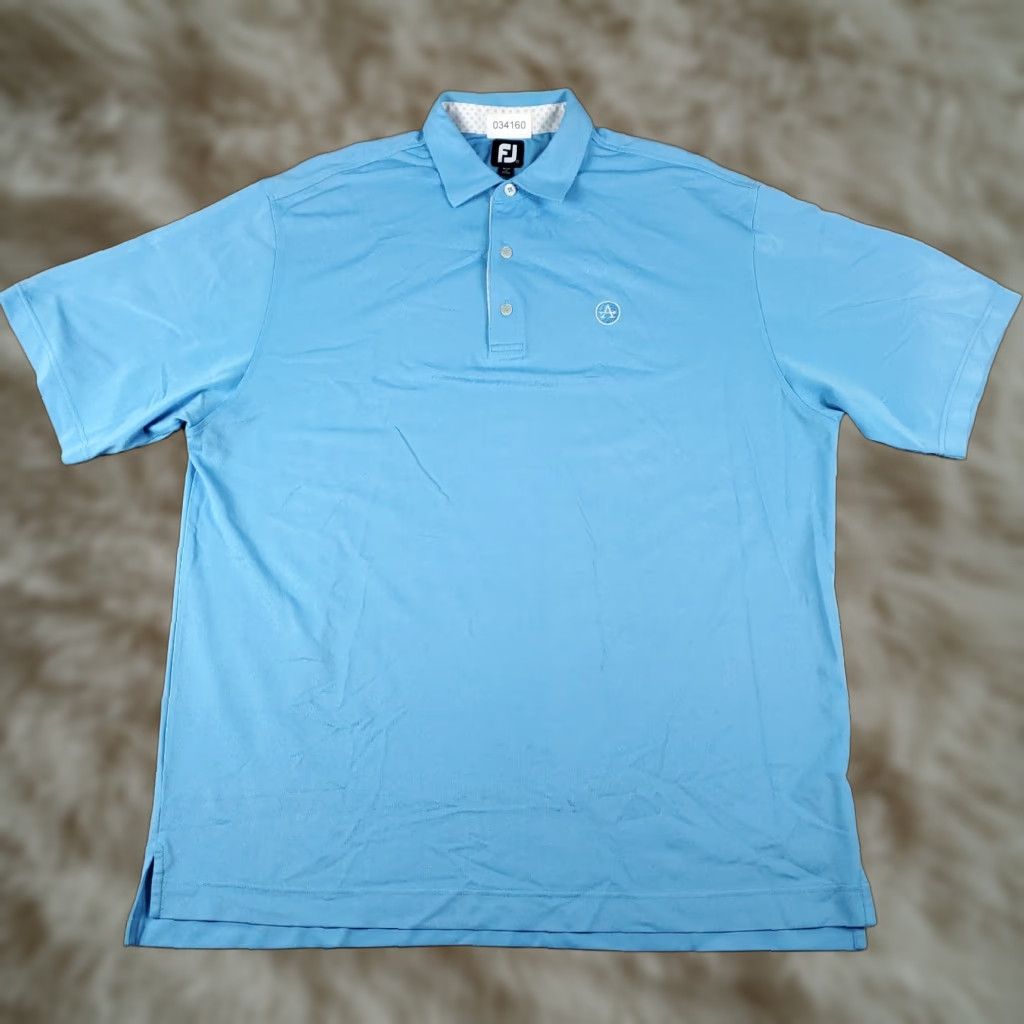 Footjoy FJ Polo Shirt Mens 2XL Blue Golf Casual Short Sleeve Polo Shirt FJ Men 2XL Blue Golf Casual Short Sleeve Polo Shirt Size US XXL / EU 58 / 5 - 1 Thumbnail