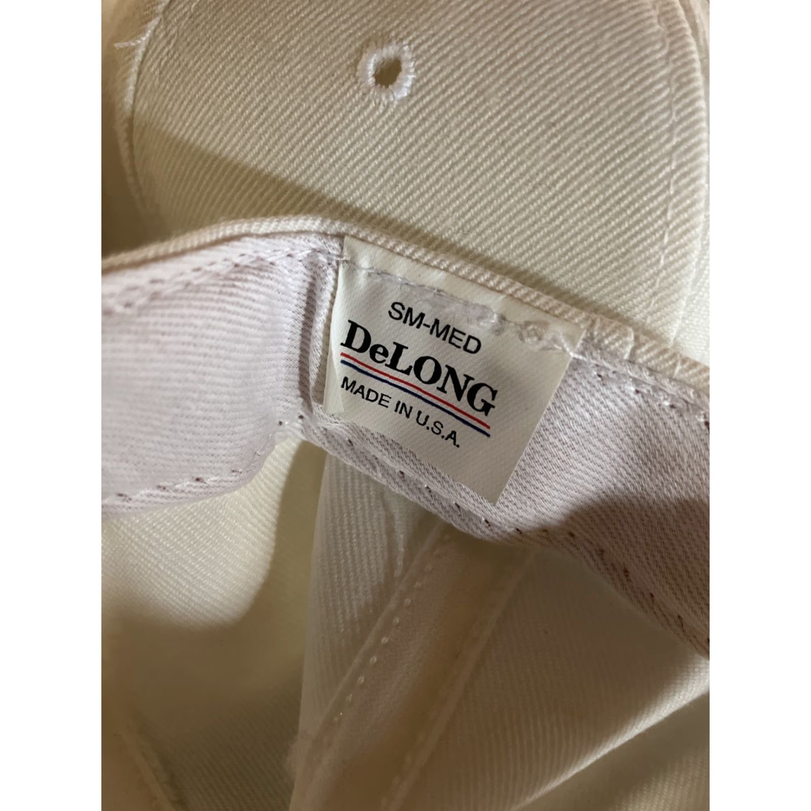 Vintage VINTAGE DeLong Wool Snapback Hat Cap Adult S/M Deadstock NWOT 90s Black White Crown Grey Underbill Adjustable Men's Mens Size ONE SIZE - 8 Thumbnail