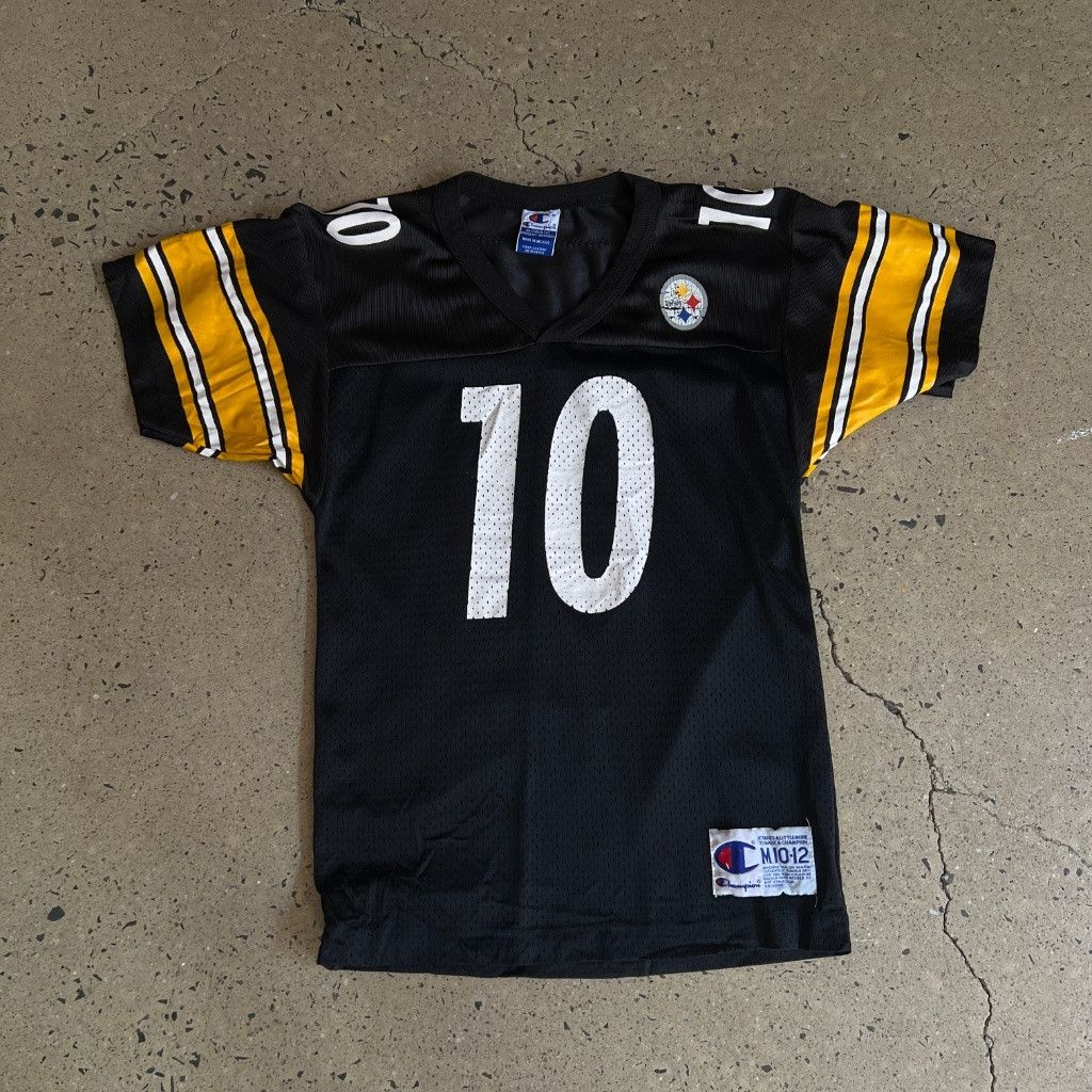 Champion Vintage Champion Vintage Black Gold Steelers Jersey youth L Size US L / EU 52-54 / 3 - 1 Thumbnail