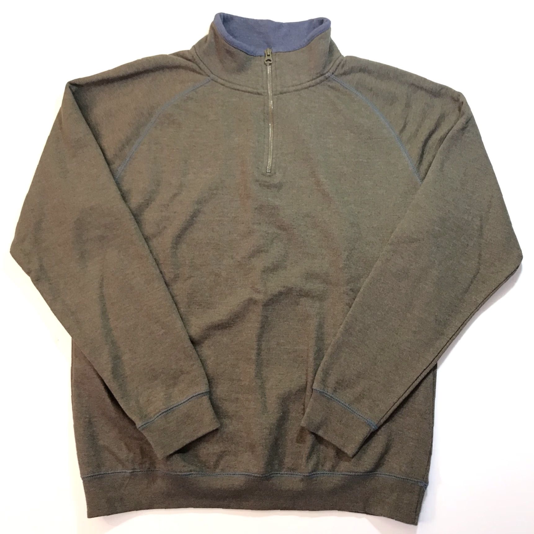 Vintage RedHead Men's Pullover Sweater 1/4 Zip Long Sleeve Size M Green Casual Walking Size US M / EU 48-50 / 2 - 2 Thumbnail