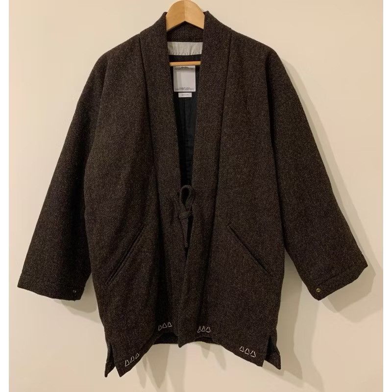 Visvim Visvim Dotera Coat Harris Tweed sanjuro kimono Size US M / EU 48-50 / 2 - 1 Thumbnail