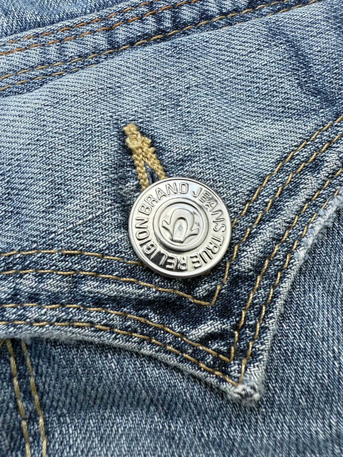True Religion 90’s TRUE RELIGION RARE POCKET LOGO Y2K VINTAGE DENIM PANTS Size US 30 / EU 46 - 7 Thumbnail
