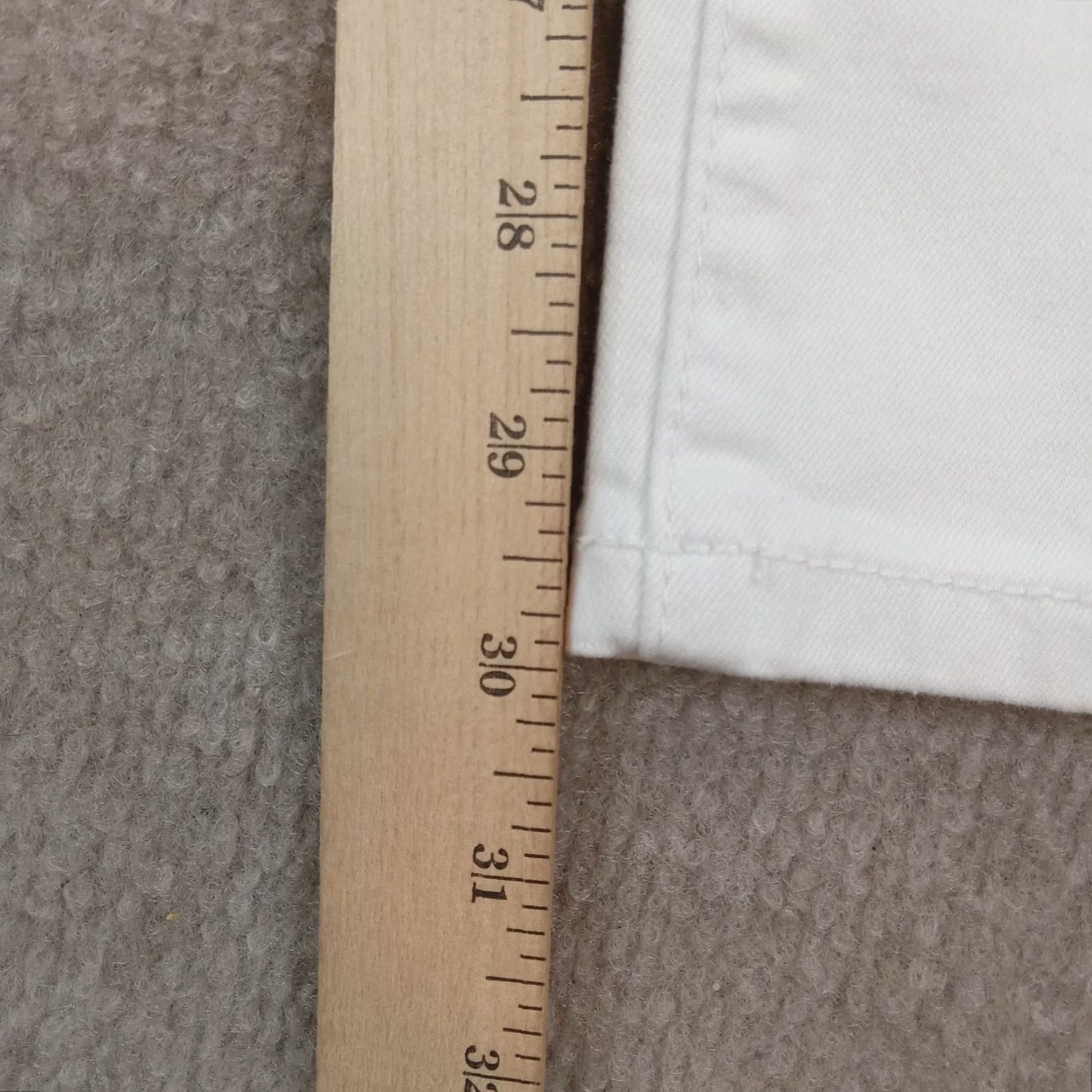 Vintage KanCan Jeans Womens White High Rise Skinny Casual Stretch Size 42" / US 20 - 3 Thumbnail