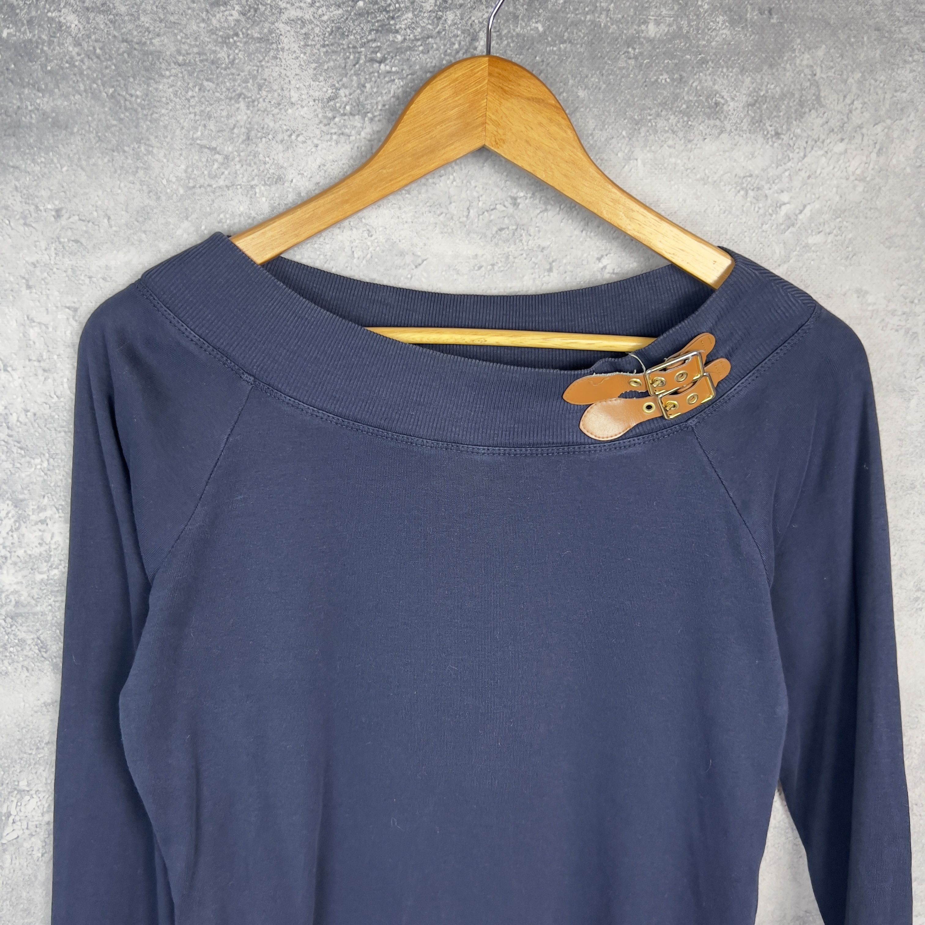 Lauren Ralph Lauren Lauren Ralph Lauren Sweatshirt Women's Size XL Cotton Blue Size XL / US 12-14 / IT 48-50 - 2 Thumbnail
