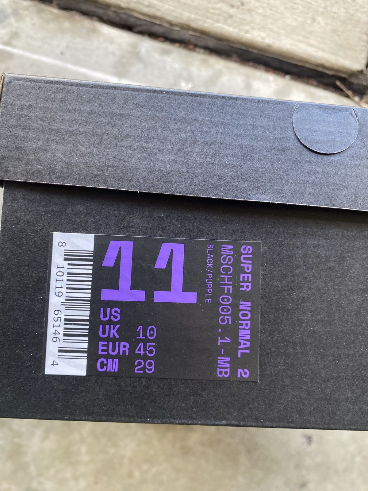 MSCHF MSCHF Super Normal Shoe 2 Black Purple Size US 11 / EU 44 - 10 Thumbnail