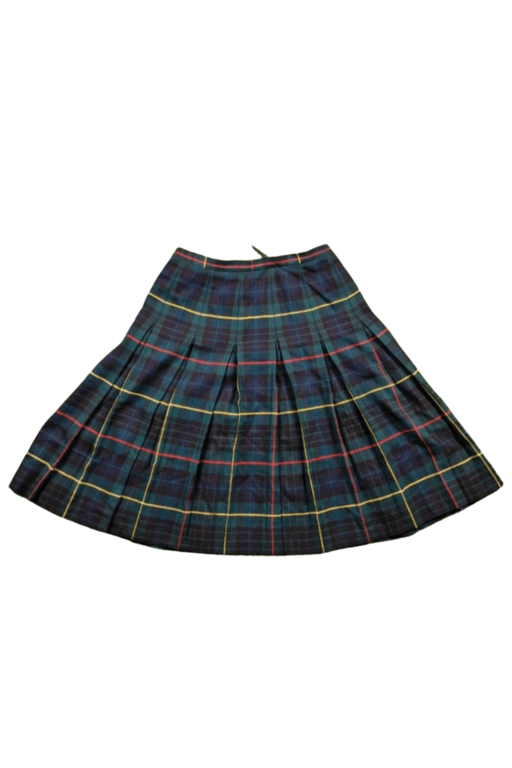Burberry 80s Vintage Burberry Checked Pattern Skirt Made In England Size 36" / US 14 / IT 50 - 8 Thumbnail