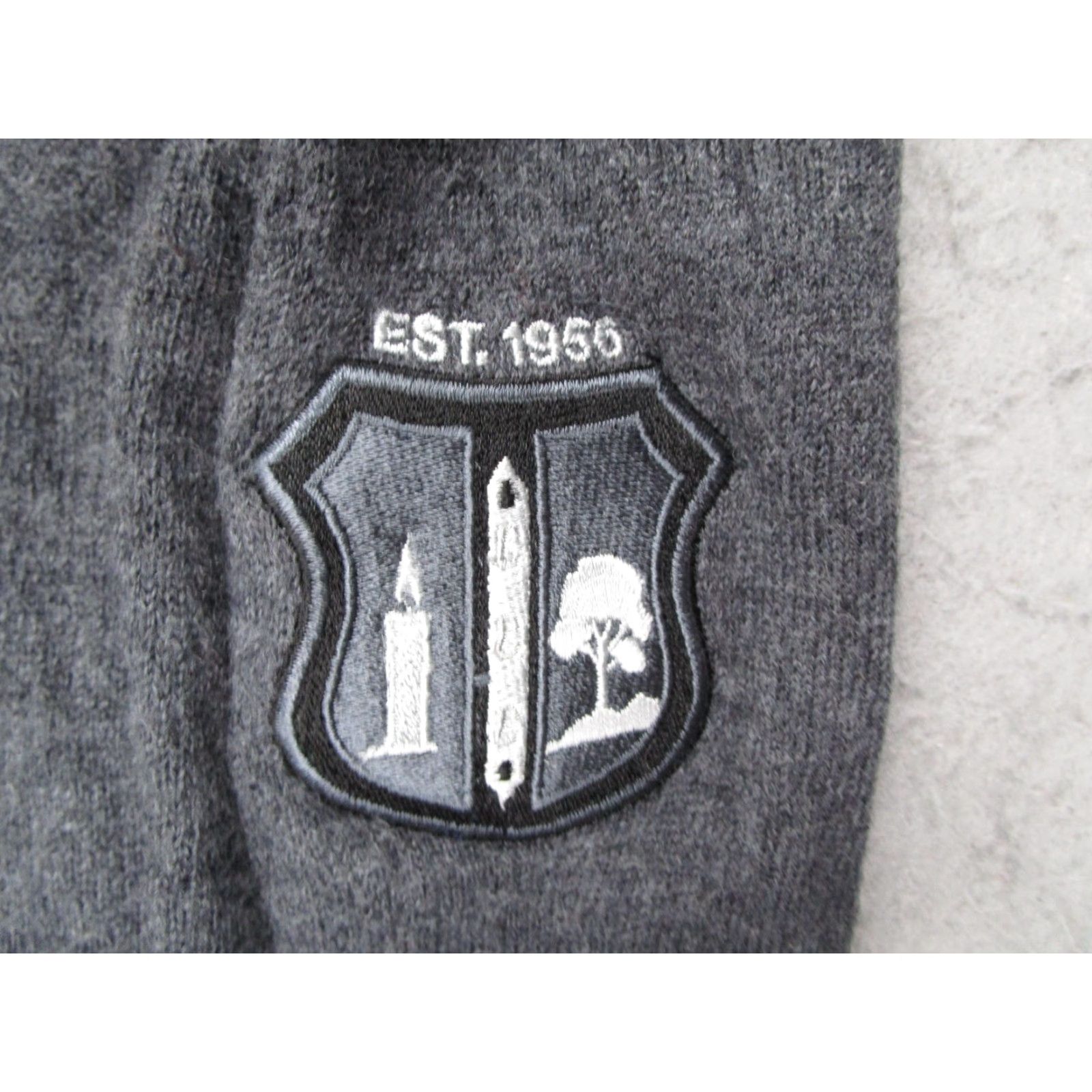 G/FORE G/FORE Sweater Mens Large Gray Colourblock Wool Crew Golf Crest Patch Pullover Size US L / EU 52-54 / 3 - 4 Thumbnail