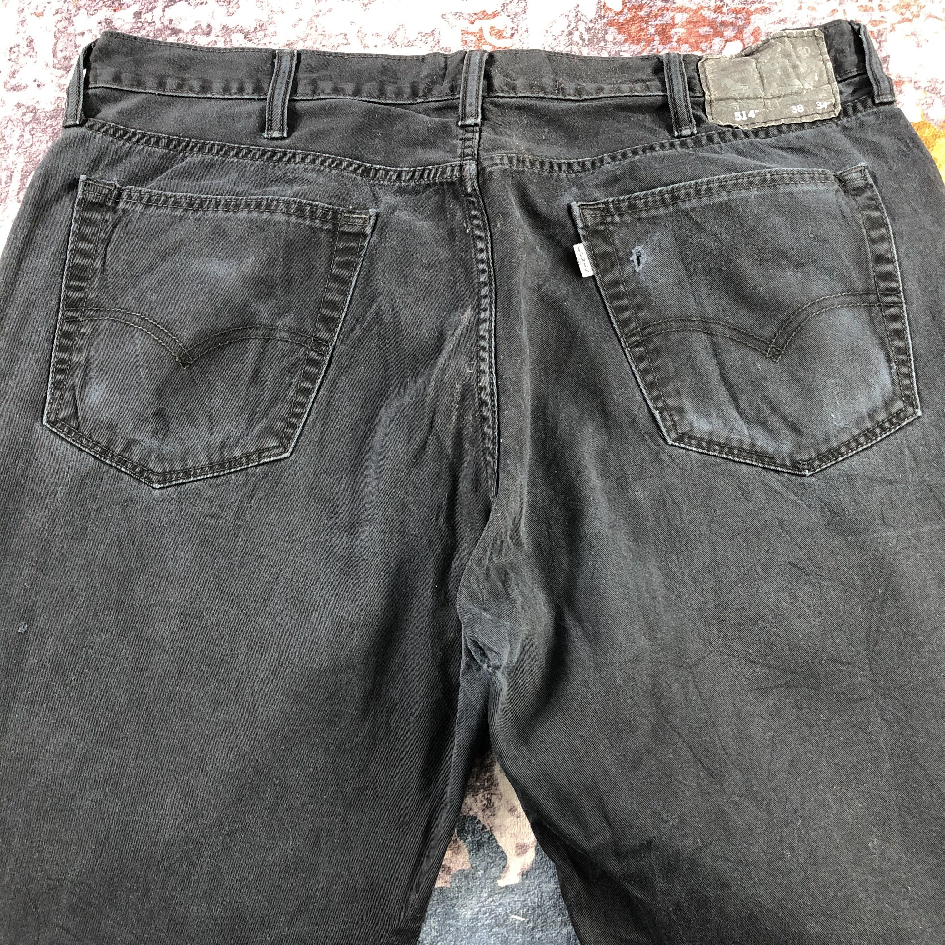 Levi's × Vintage Vintage Faded Black Levis 514 Jeans-JM2859 Size US 38 / EU 54 - 5 Thumbnail