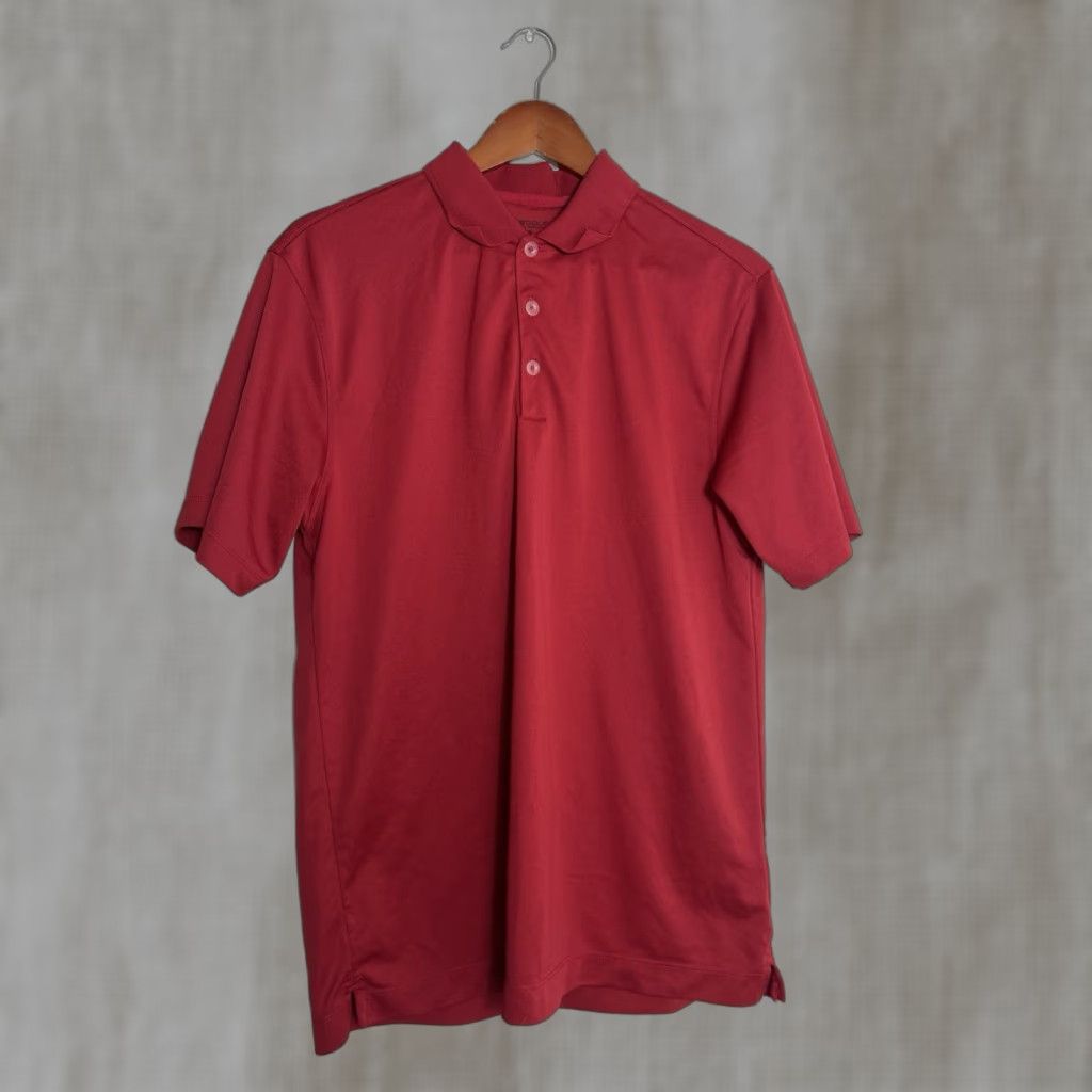 Nike Nike Golf Dri Fit Mens Medium Red Polo Shirt Short Sleeve Pullover Size US M / EU 48-50 / 2 - 1 Thumbnail