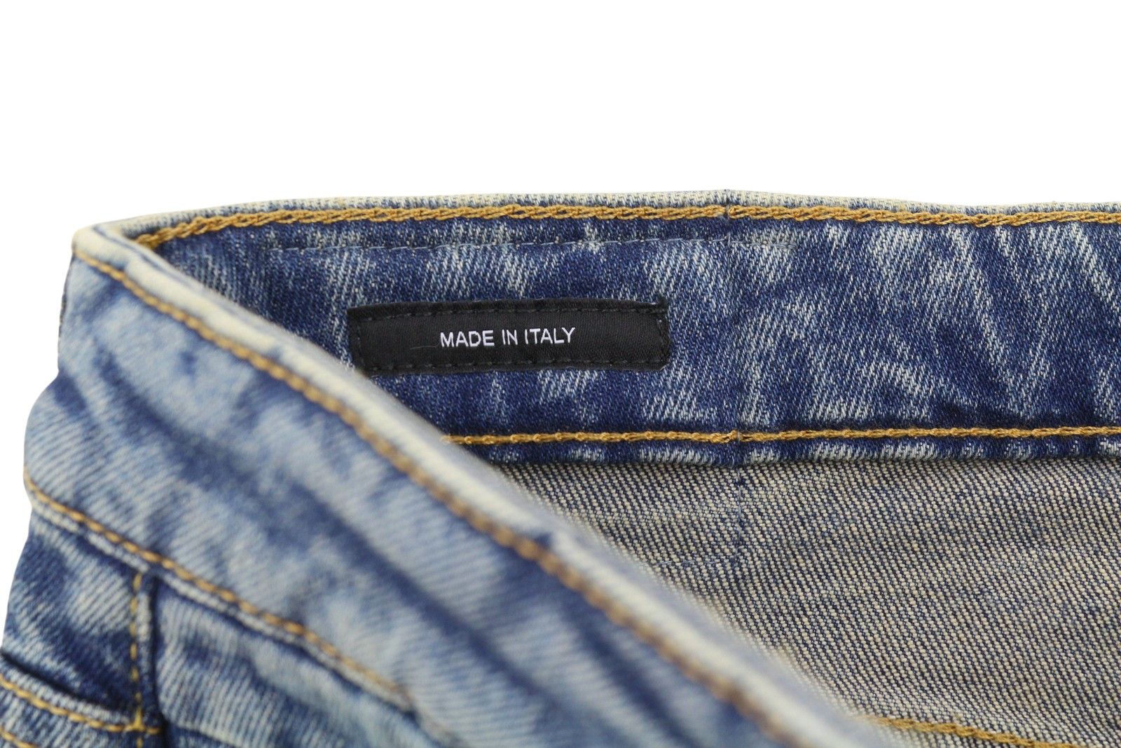 R13 BOY STRAIGHT 27 Kelly Stretch Blue Denim 87186 Size 27" / US 4 / IT 40 - 11 Thumbnail
