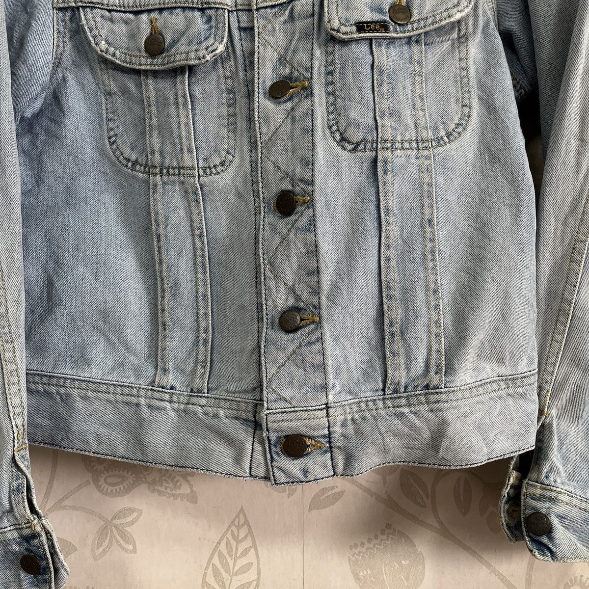 Lee Vintage 1980s Lee Storm Left Hand Denim Trucker Jacket 🇯🇵 Size US M / EU 48-50 / 2 - 9 Thumbnail