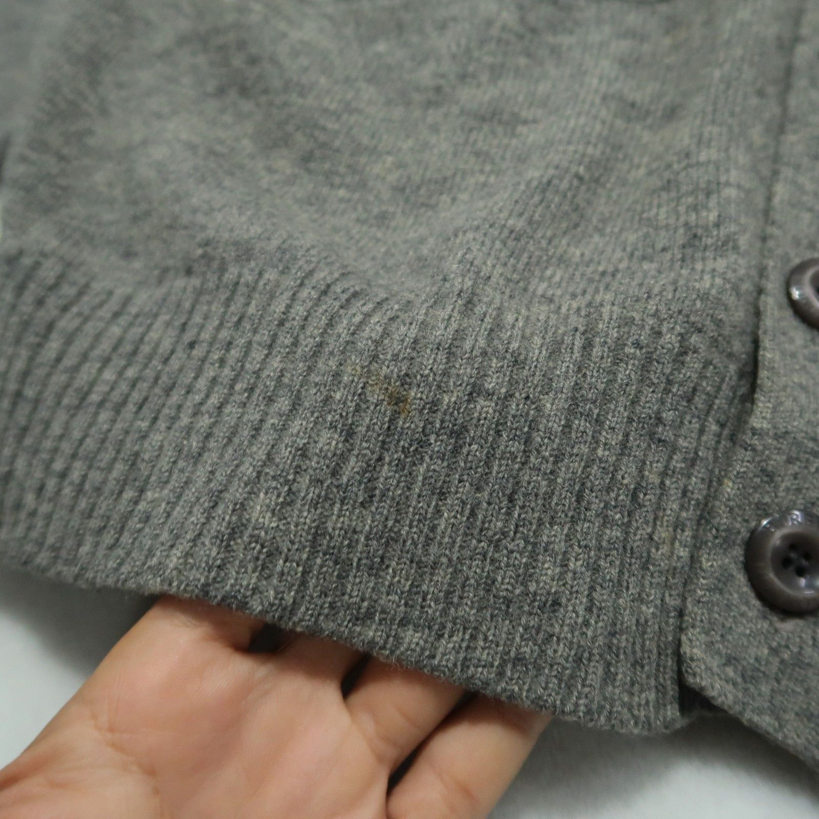 Burberry Vintage 90s Burberry London Wool Knit Cardigan Size US L / EU 52-54 / 3 - 11 Thumbnail
