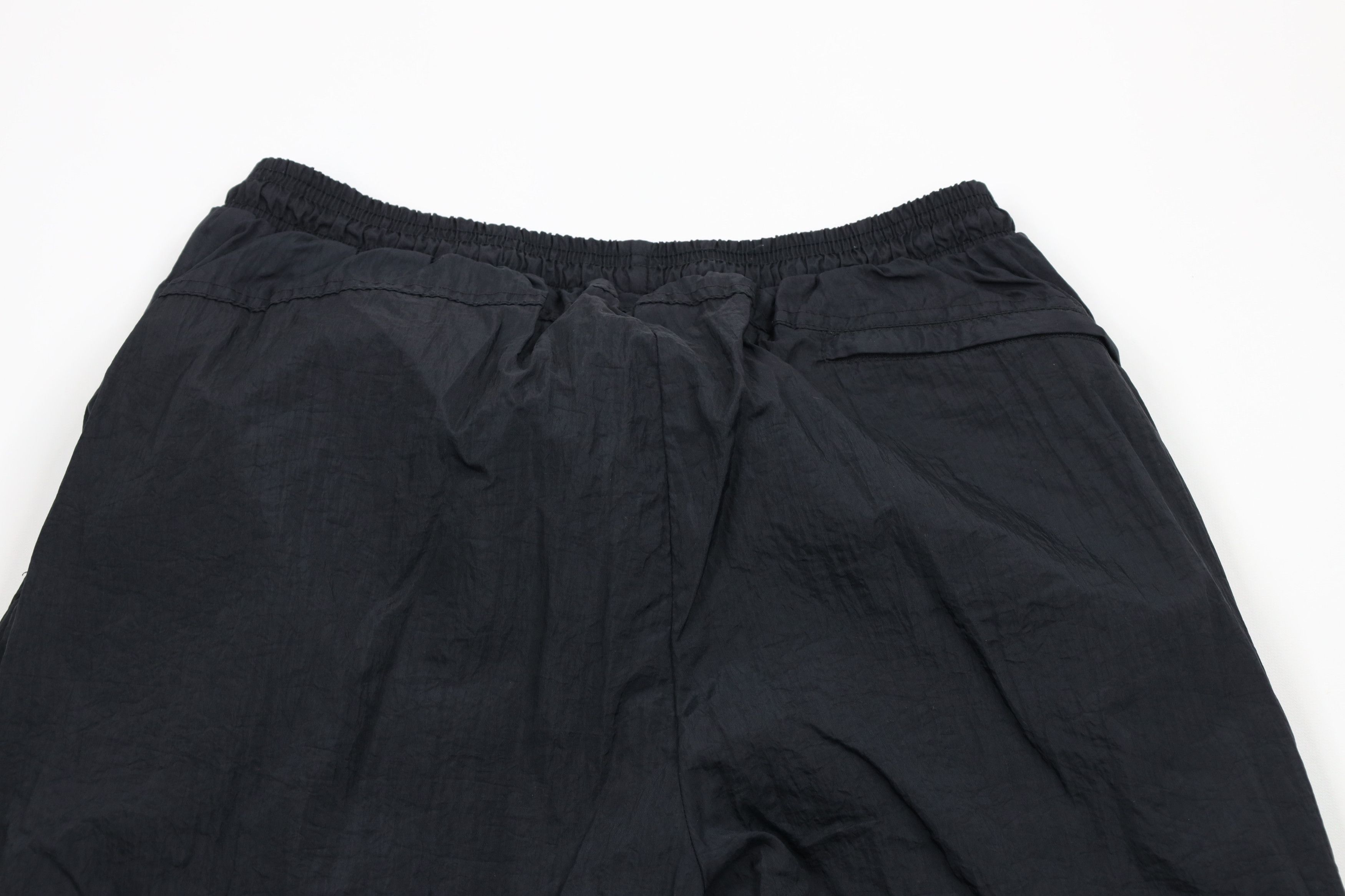 Vintage Vintage 90s Streetwear Cuffed Joggers Pants Black Nylon Size US 36 / EU 52 - 10 Thumbnail