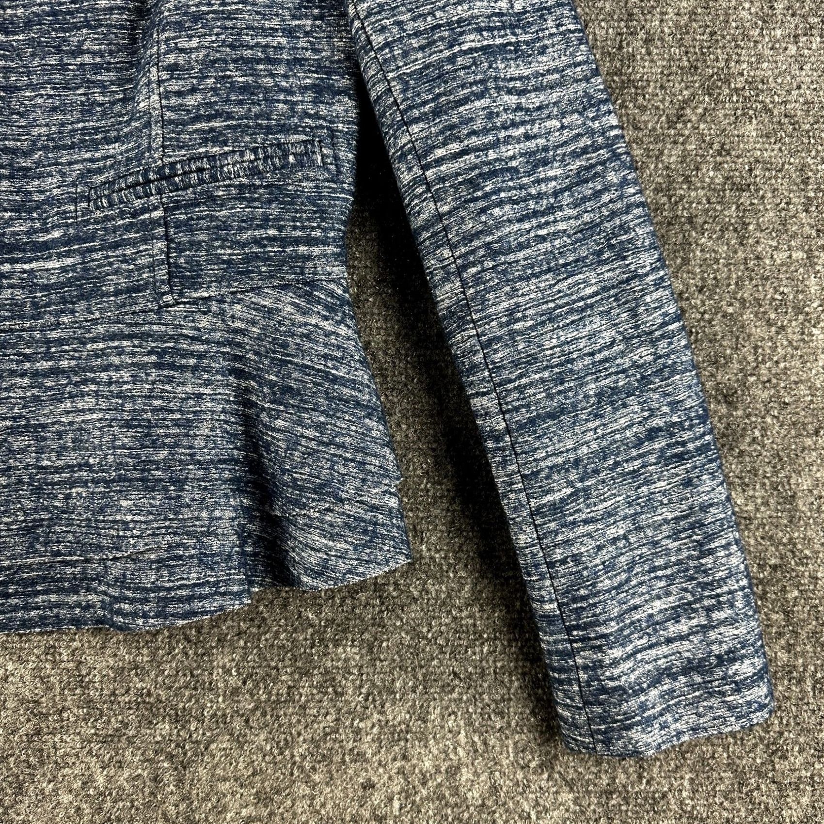 Banana Republic Banana Republic Cardigan Sweater Women 2 Blue Lined Fluted Hem Knit Regular Size 2 Dressy Casual Modern Classic Size XS / US 0-2 / IT 36-38 - 3 Thumbnail