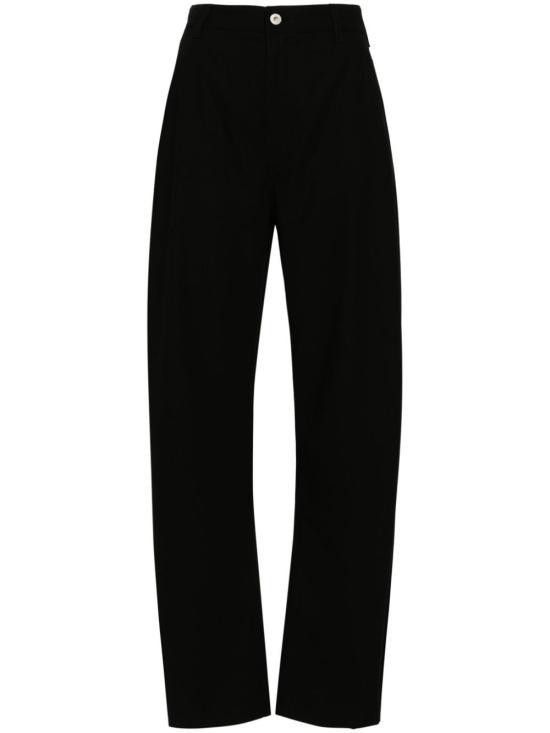 Loewe LOEWE Women Straight Pants S359Y04XEU 1100 Black Size 27" / US 4 / IT 40 - 1 Thumbnail