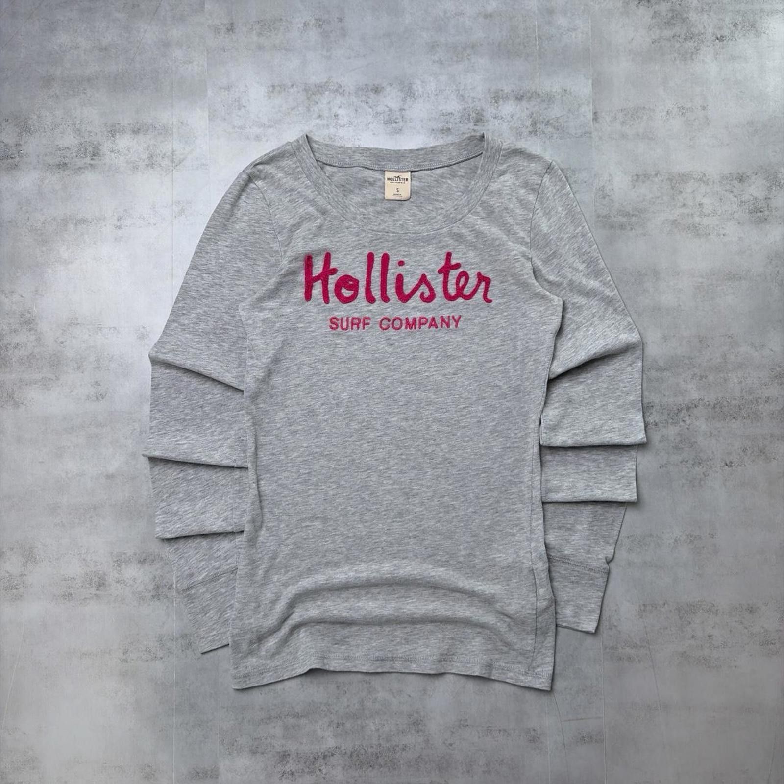 Other Y2K Grey Hollister Surf Grunge Long Sleeve Shirt Size S / US 4 / IT 40 - 1 Thumbnail