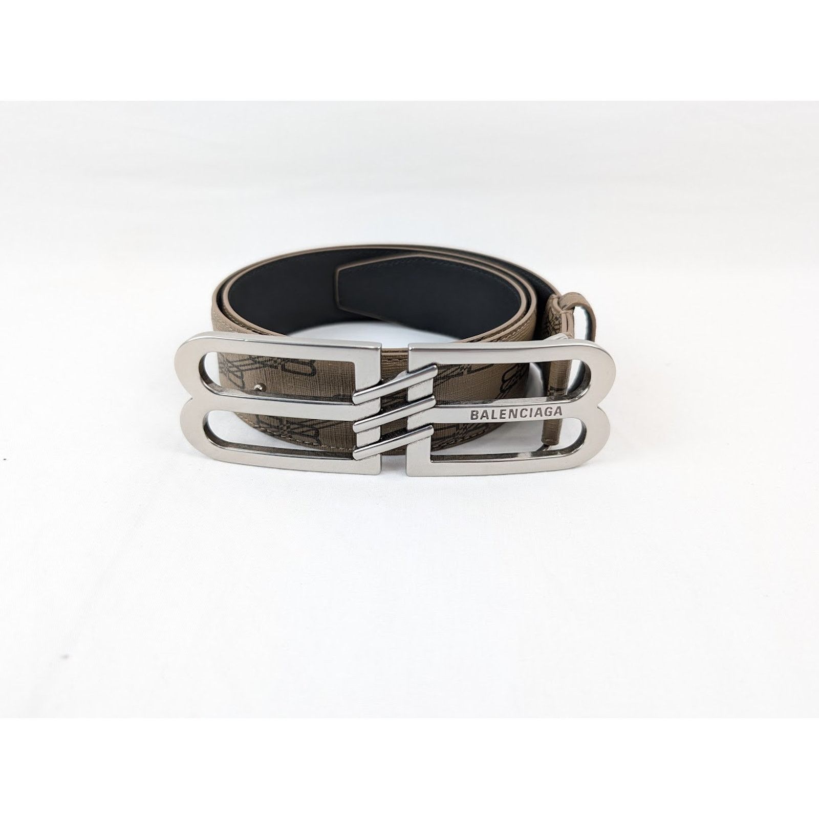 BALENCIAGA ベルト BB ロゴ　SIGNATURE 85 バックル Bb large belt
