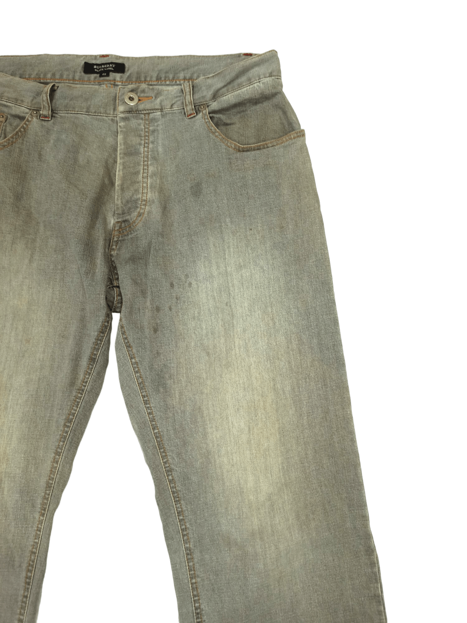 Burberry Vintage Burberry Black Label Faded Grey Denim Size US 32 / EU 48 - 2 Thumbnail