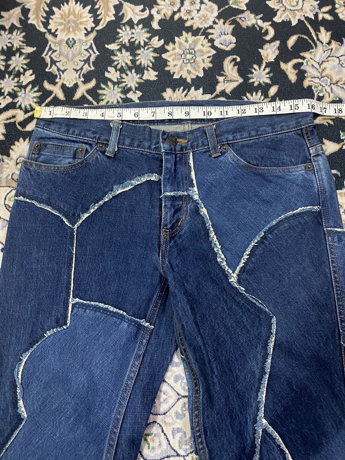 Hysteric Glamour Vintage Hysteric Glamour Patch Asymetrical Flare jeans Size US 32 / EU 48 - 8 Thumbnail