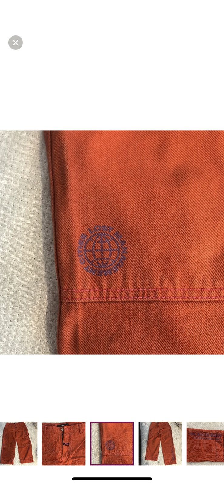 Pleasures PLEASURES NOW x LMC LOST MANAGEMENT CITIES ORANGE CARPENTER Size US 34 / EU 50 - 3 Thumbnail