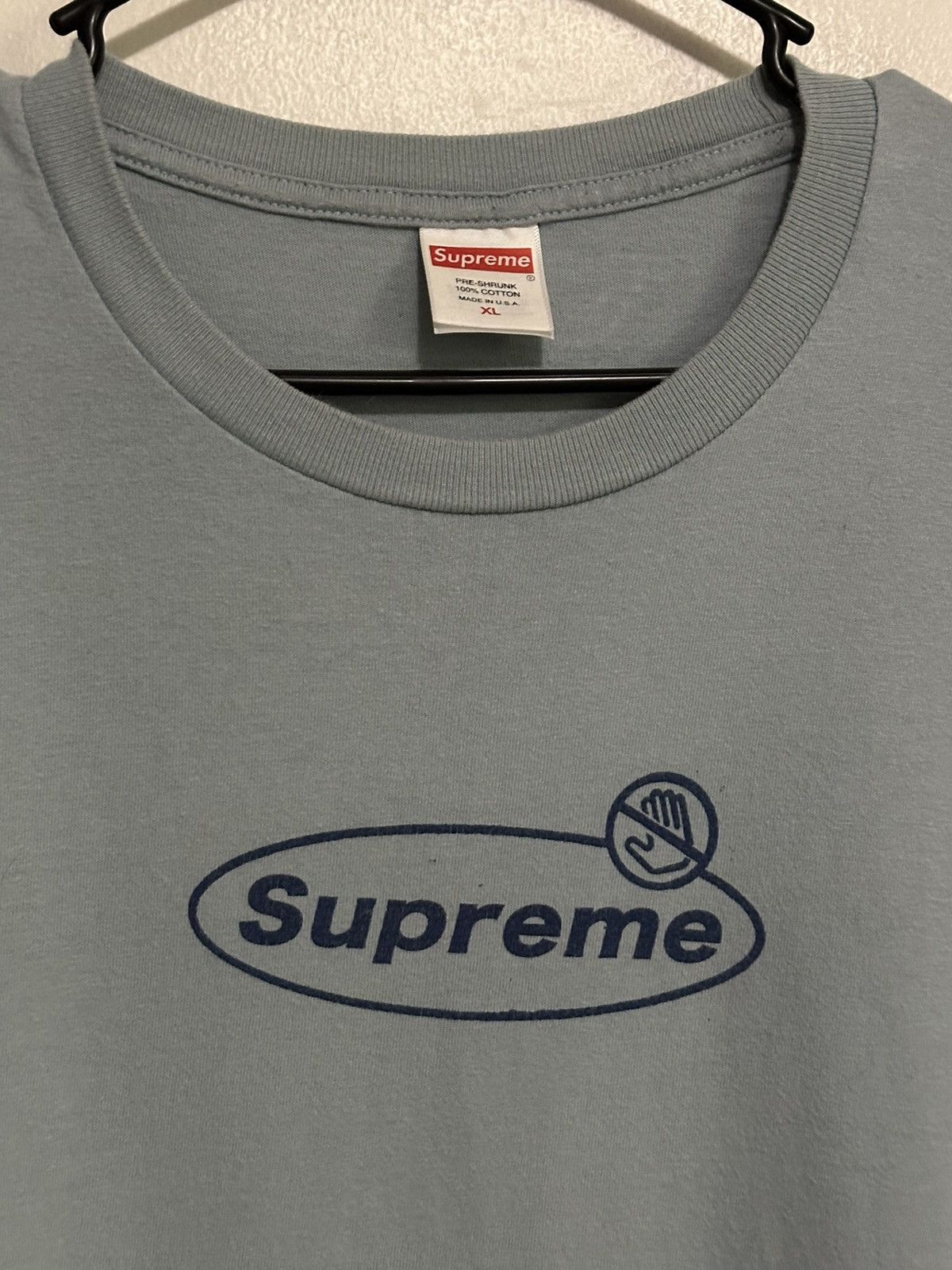 Supreme Supreme Warning Tee Size US M / EU 48-50 / 2 - 2 Thumbnail