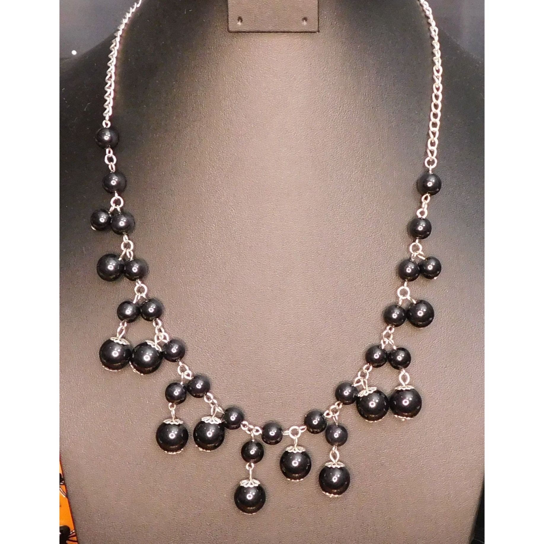 Other Gothic Y2K Style Black Bubble Necklace Size ONE SIZE - 3 Thumbnail