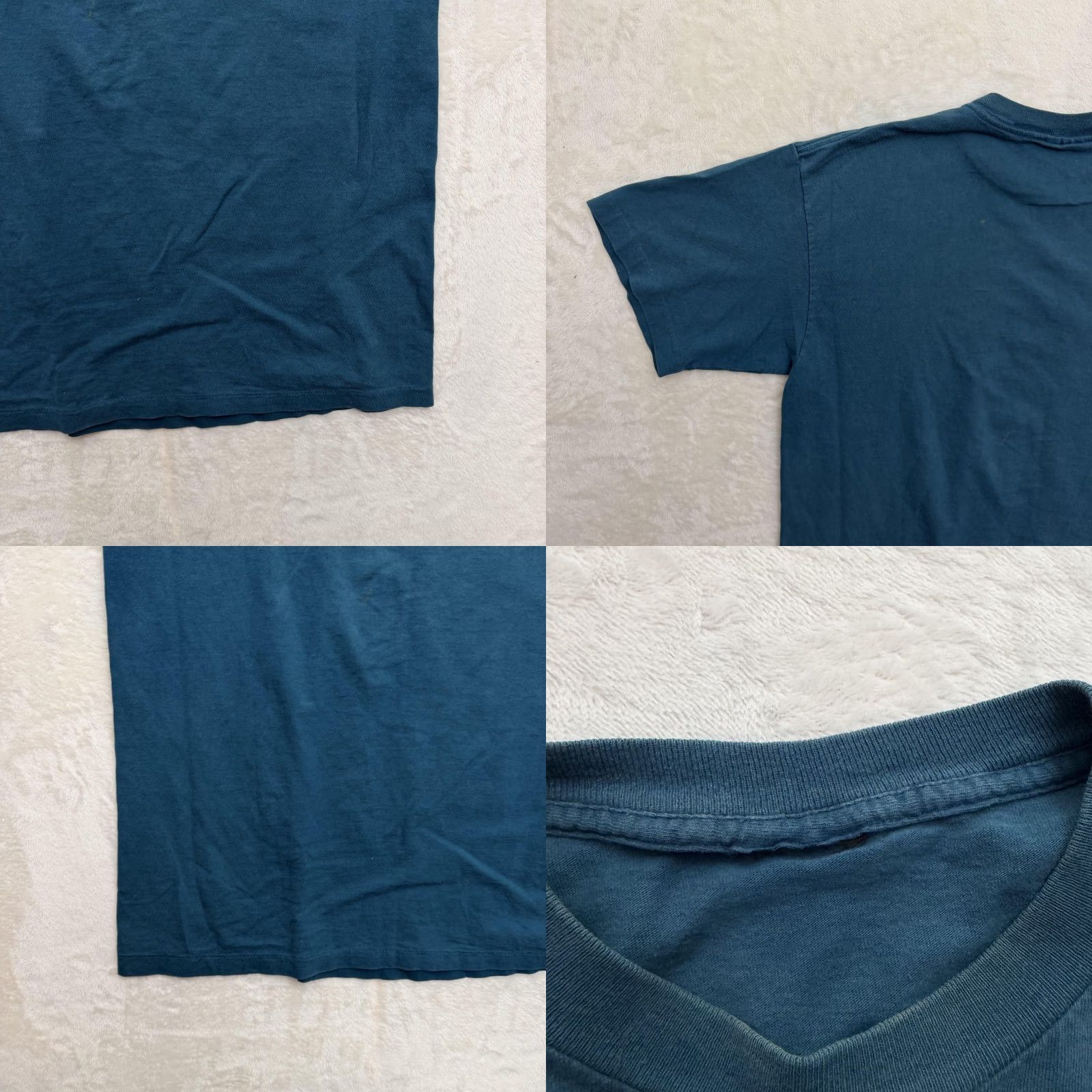 Vintage Minnesota Wolf Shirt Mens XL Blue Graphic Print Tee Short Sleeve Crew Neck Wildlife Nature MN Size US XL / EU 56 / 4 - 9 Thumbnail