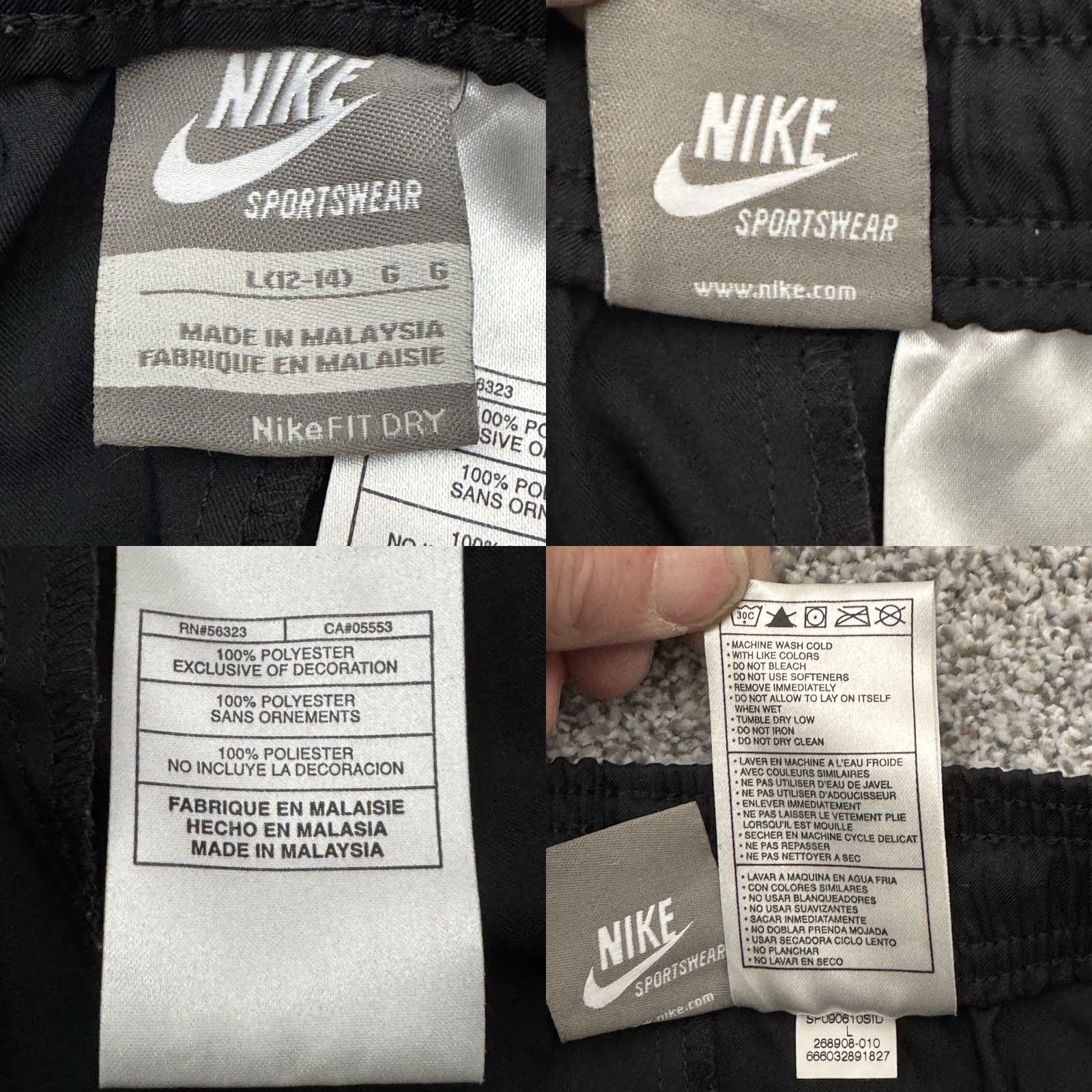 Nike Nike Dri-FIT Track Pants Women's L Slit at Ankle Athletic Pants Warm-Up Streetwear Athleisure Slit at Ankle Size 36" / US 14 / IT 50 - 9 Thumbnail