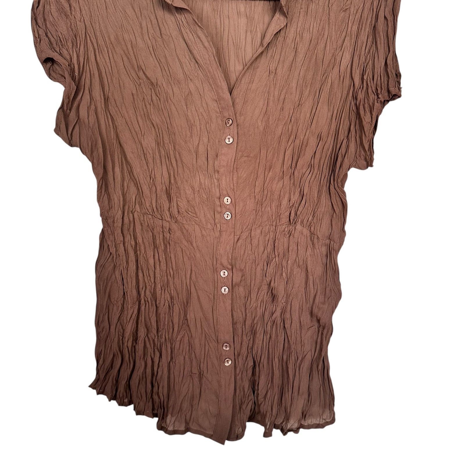 Other Allison Taylor Y2K Going Out Ruffle Tops Leopard Brown XL Size XL / US 12-14 / IT 48-50 - 11 Thumbnail