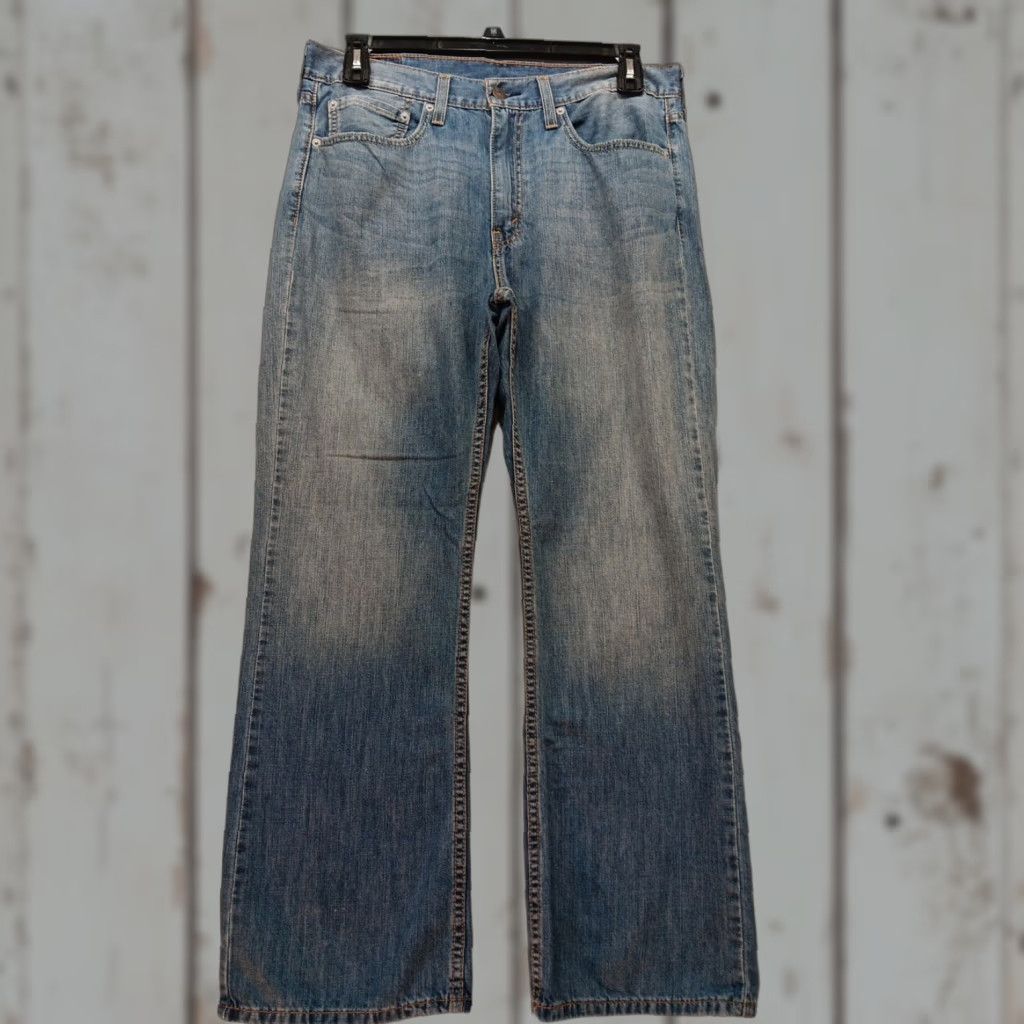 Levi's 527 Jeans Men's 34x30 Bootcut Blue Denim Light Wash 90s USA Regular Mens Jeans